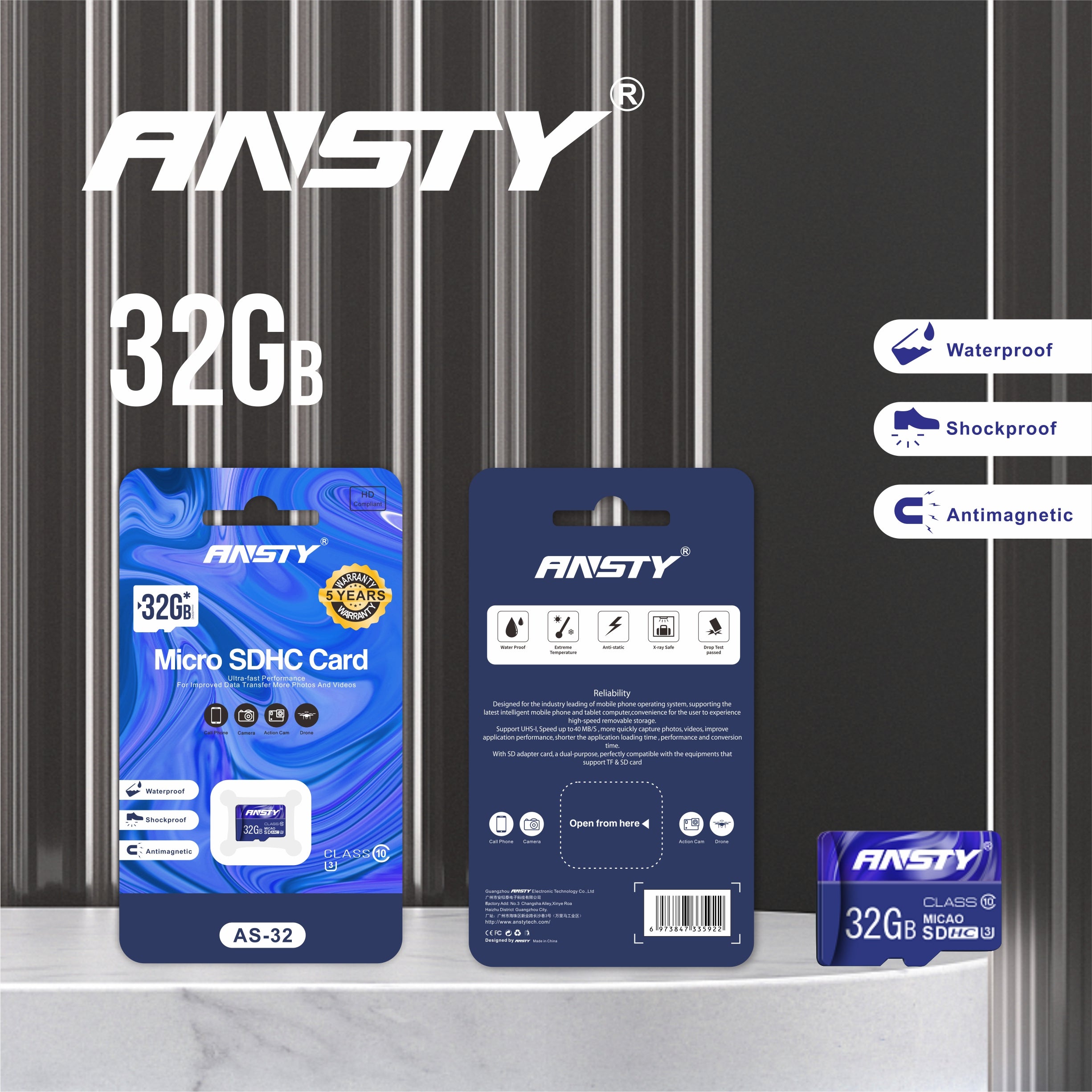 32GB Micro SDHC Card AS-32