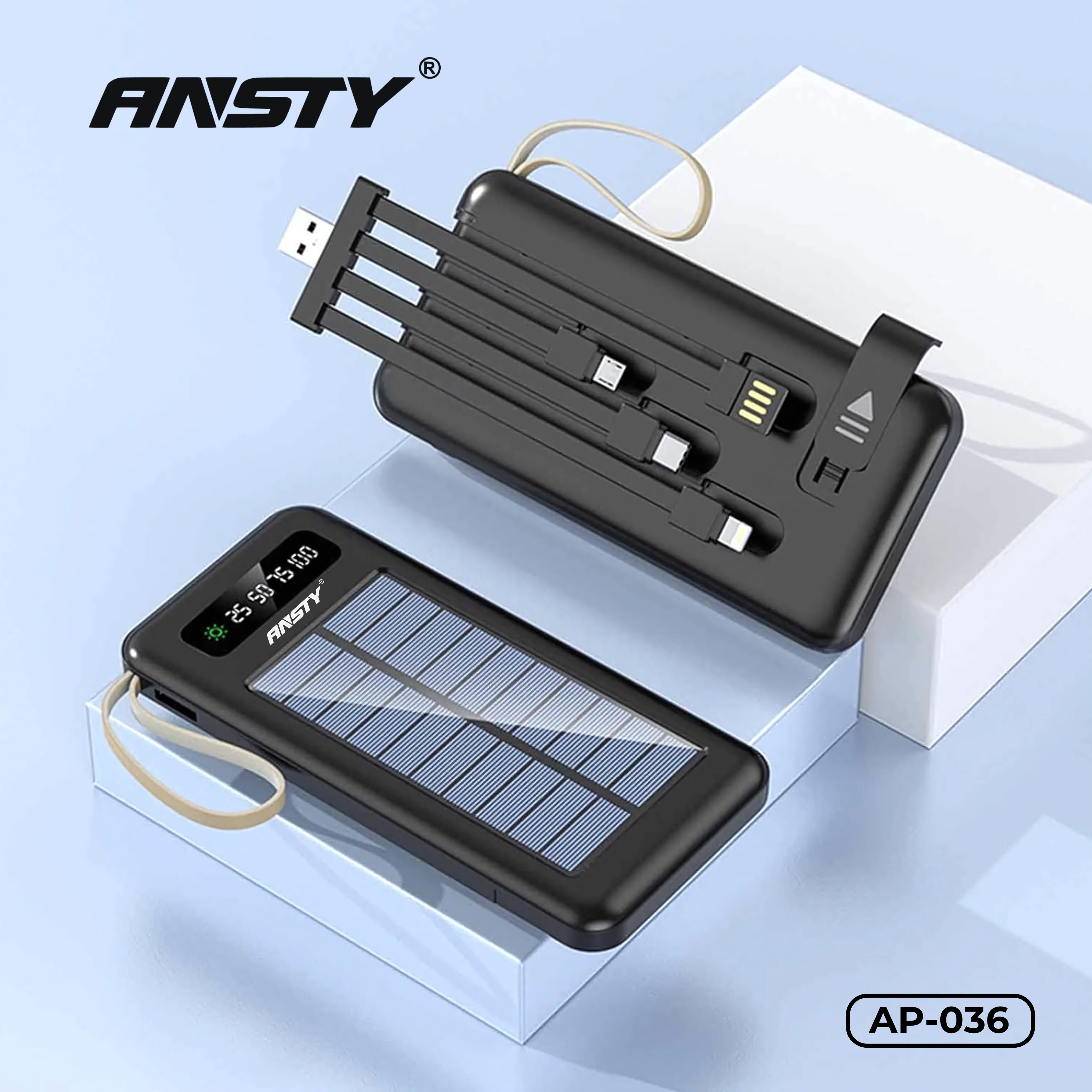 SOLAR POWER BANK AP-036 (10000mAh)