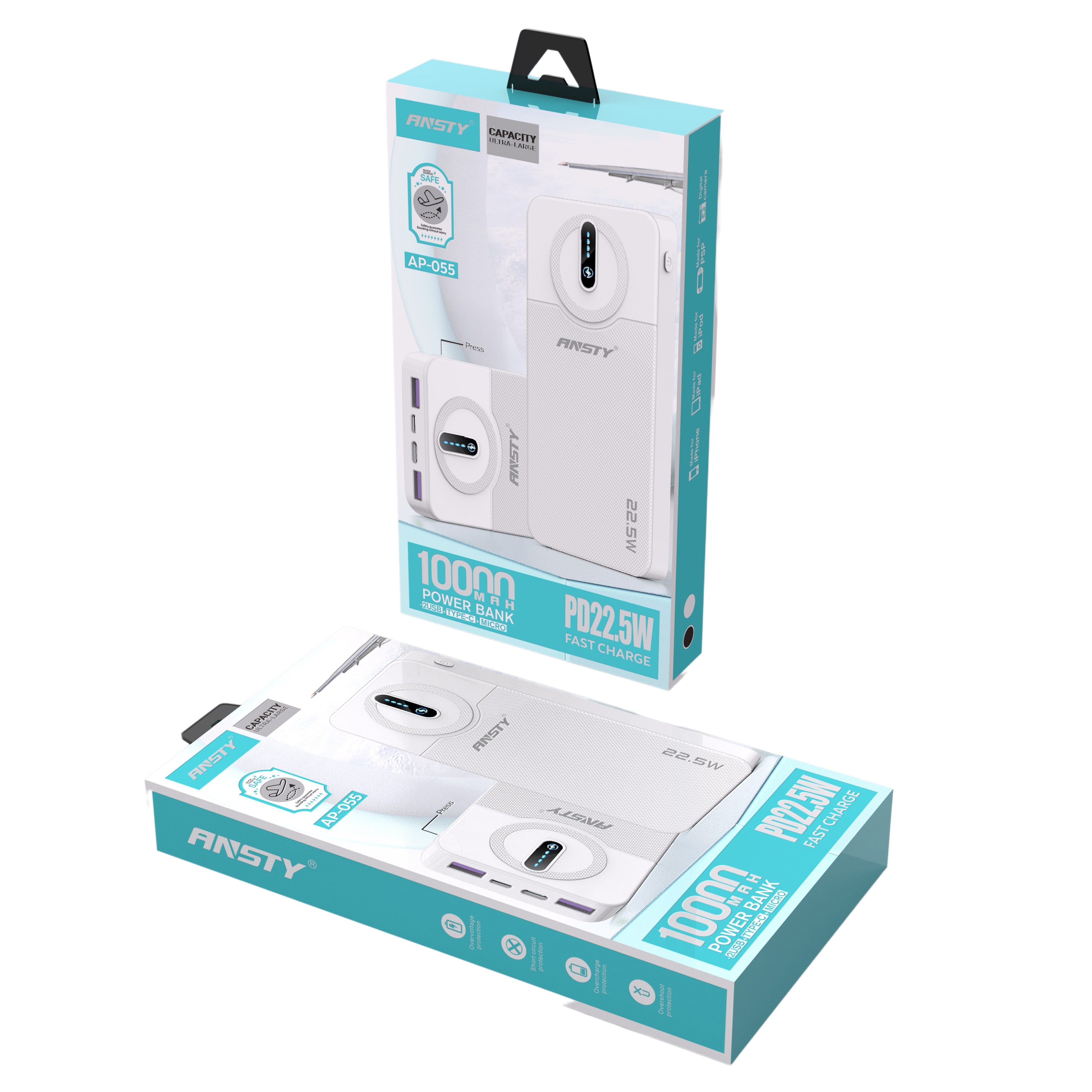 POWER BANK AP-055 (10000mAh)