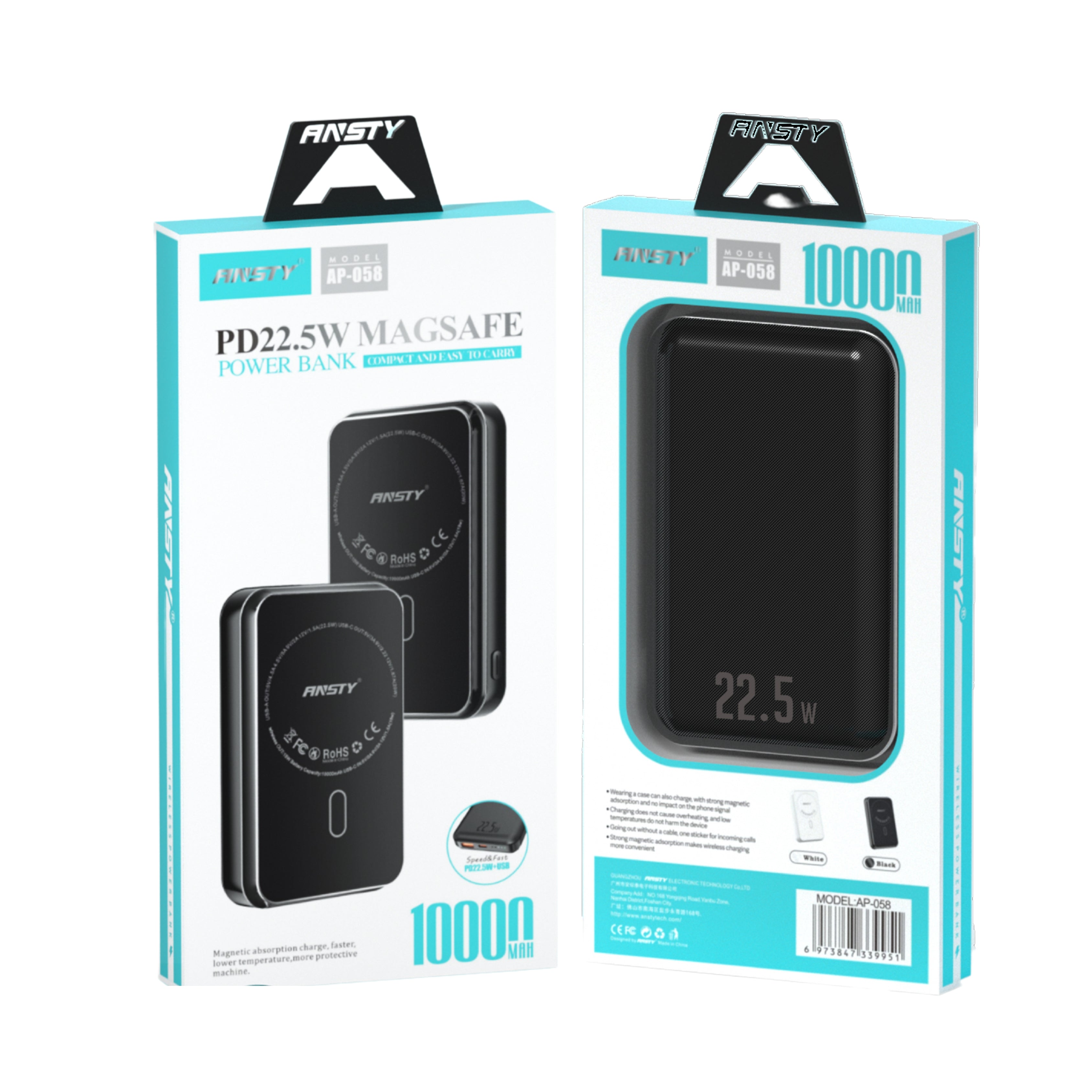 POWER BANK AP-058 (10000mAh) 22.5 MagSafe