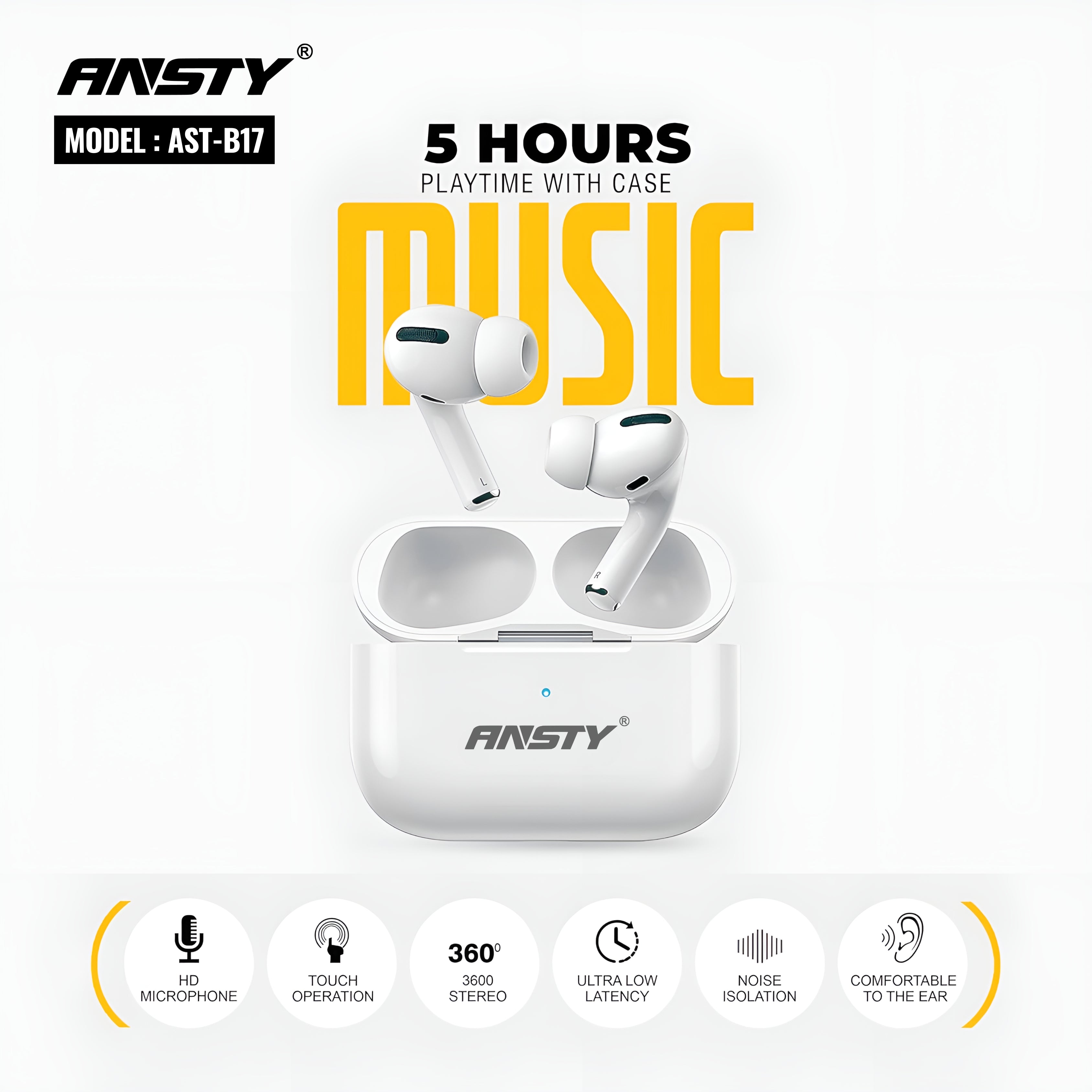 Airpods TWS EARBUDS AST-B17