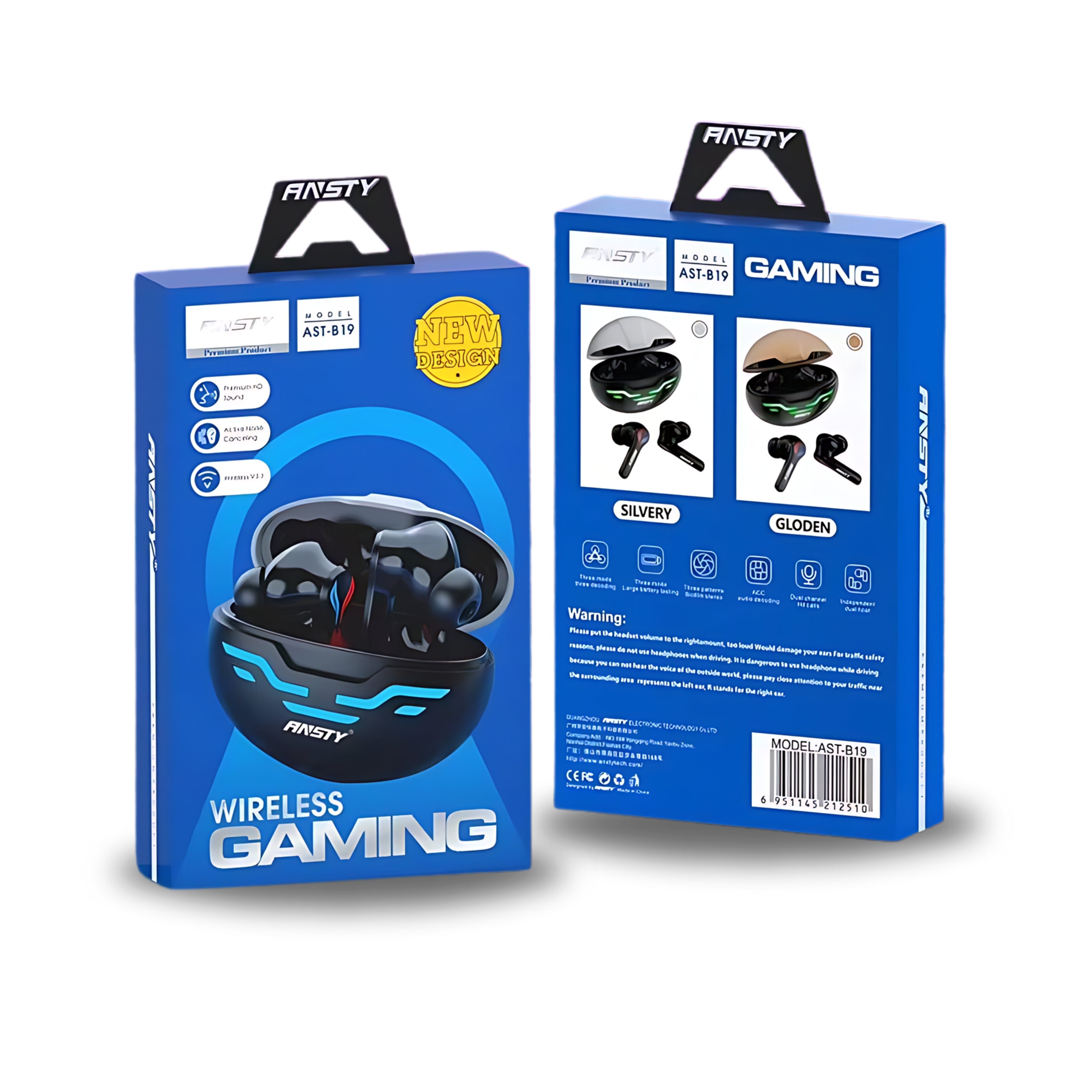 TWS Gaming Earbuds AST-B19