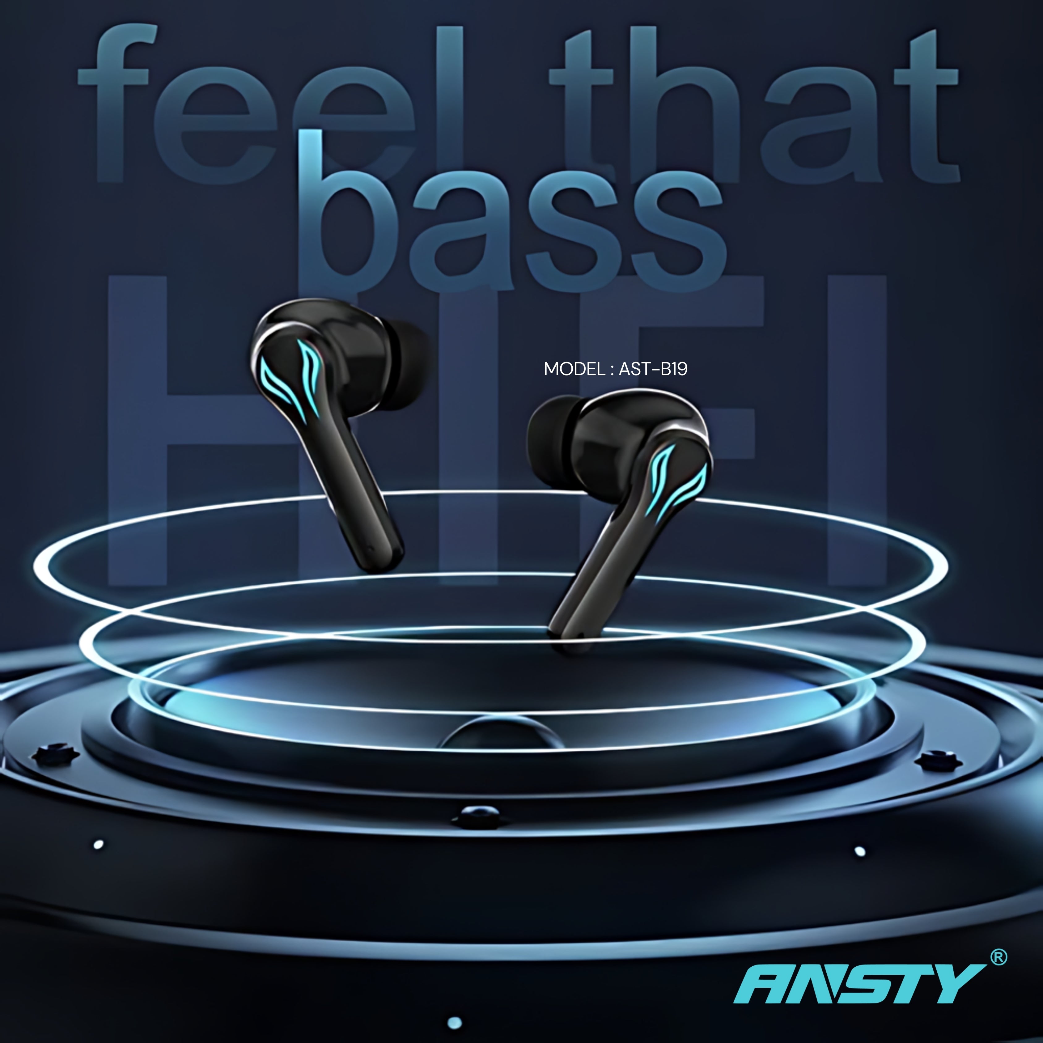 TWS Gaming Earbuds AST-B19