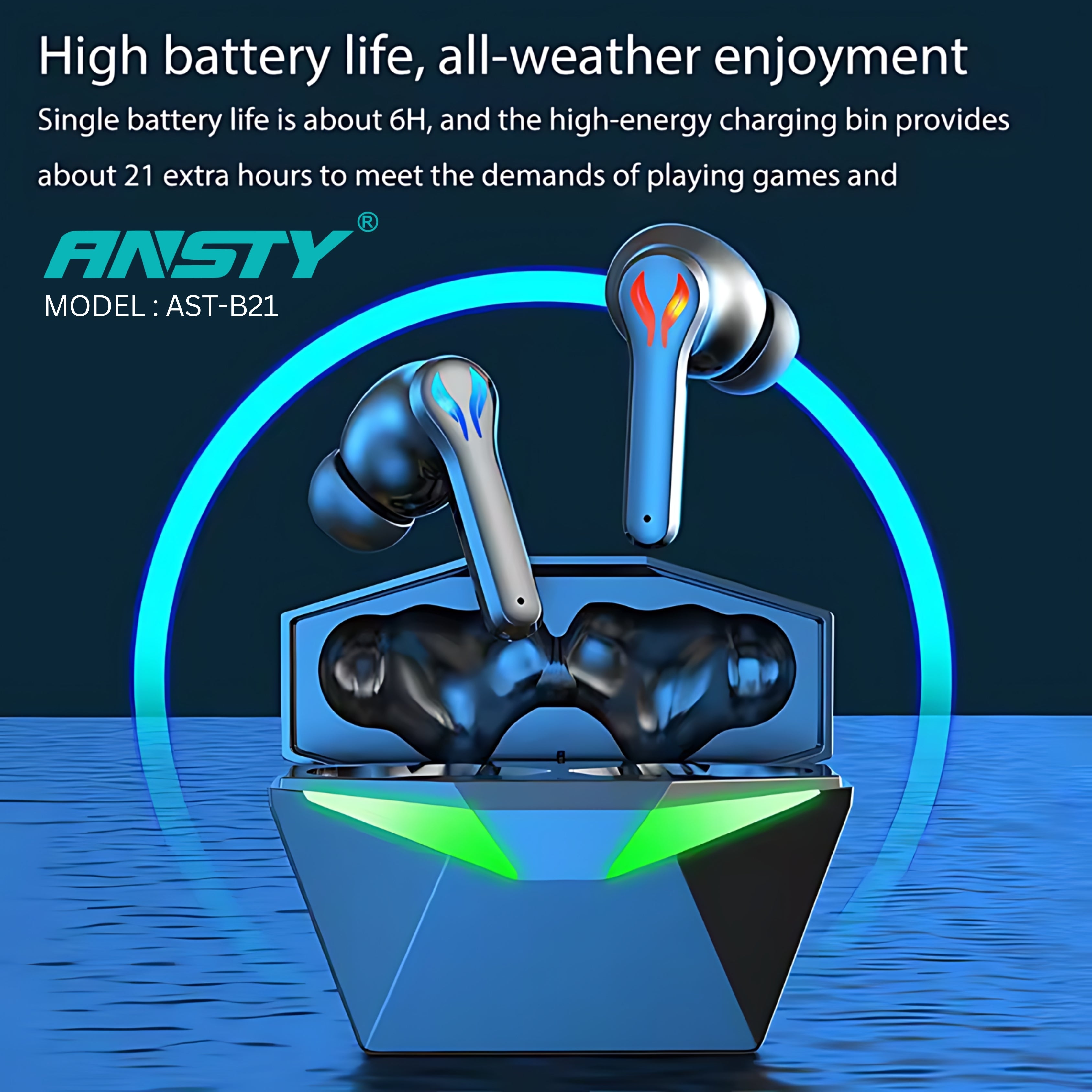 TWS Gaming Earbuds AST-B21