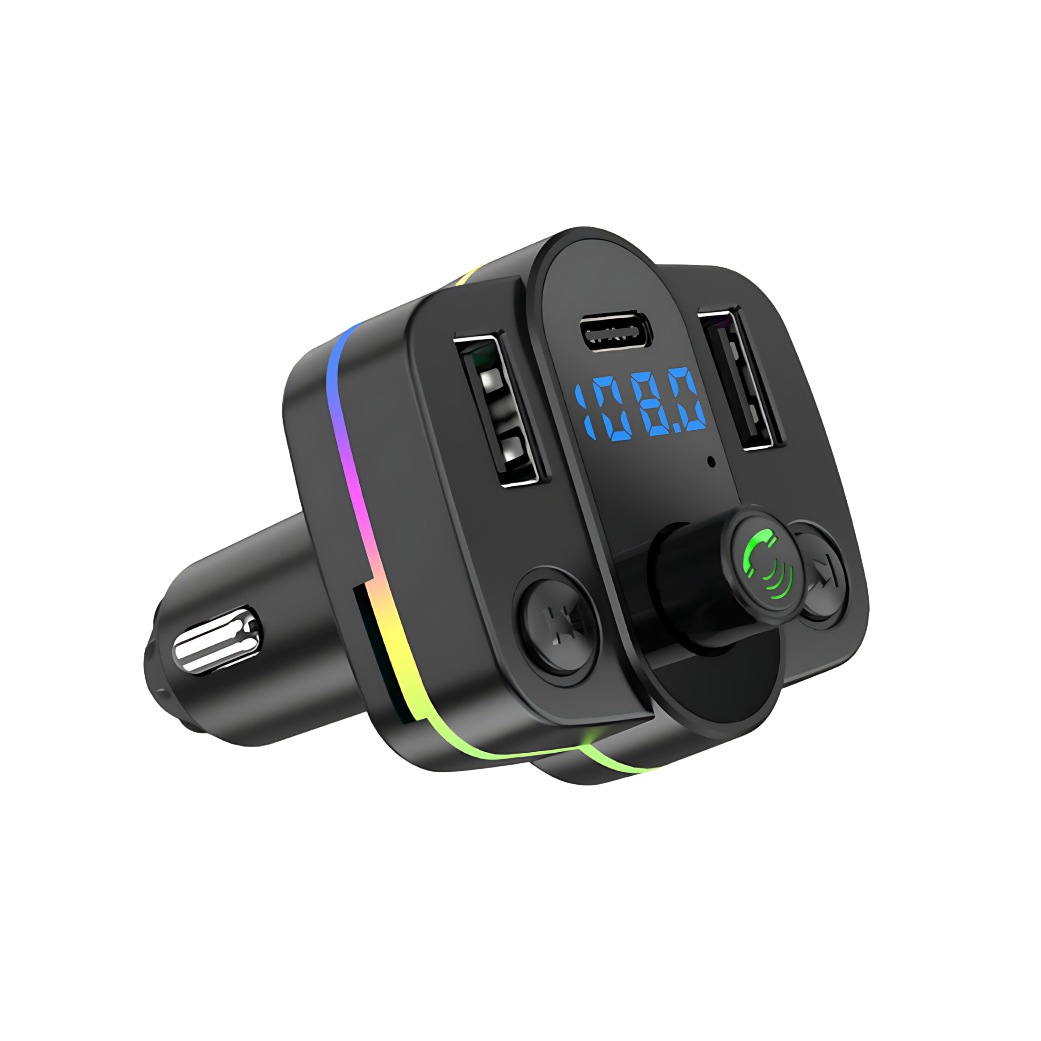 CAR-017-1 FM + Charger PD+QC Car Charger