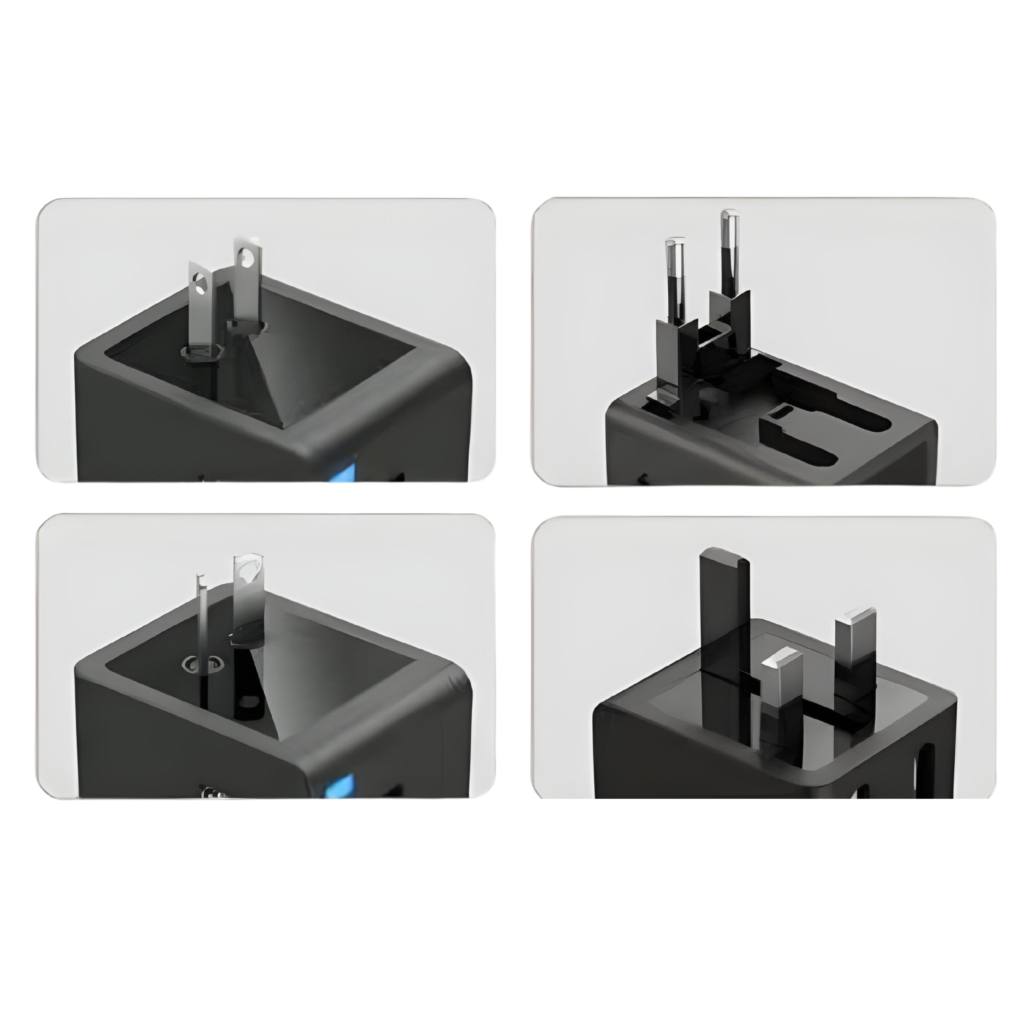 4 in 1 Multi-Nation Travel Adapter With USB Charger CT-100