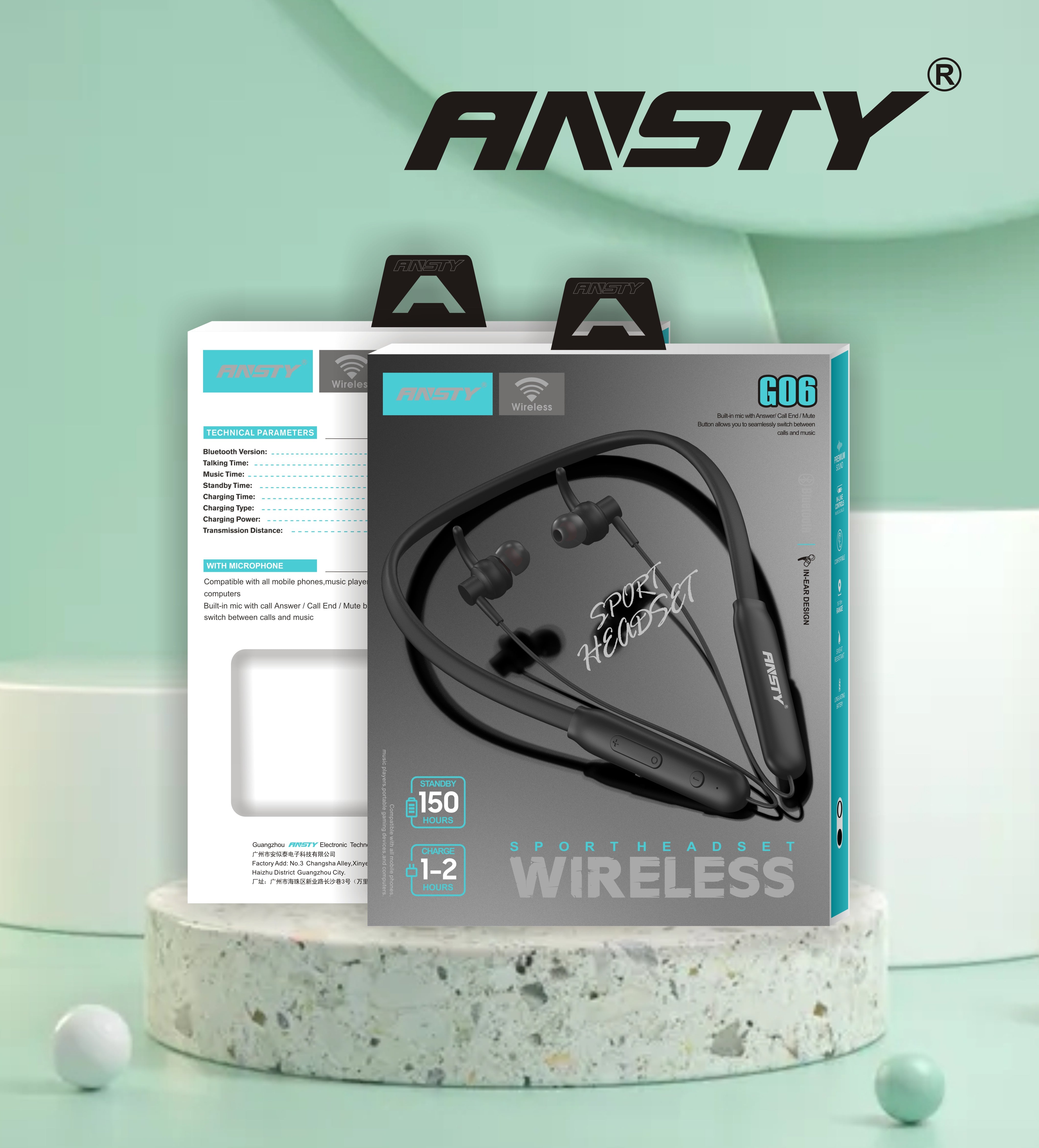 Magnet Wireless Neckband G-06