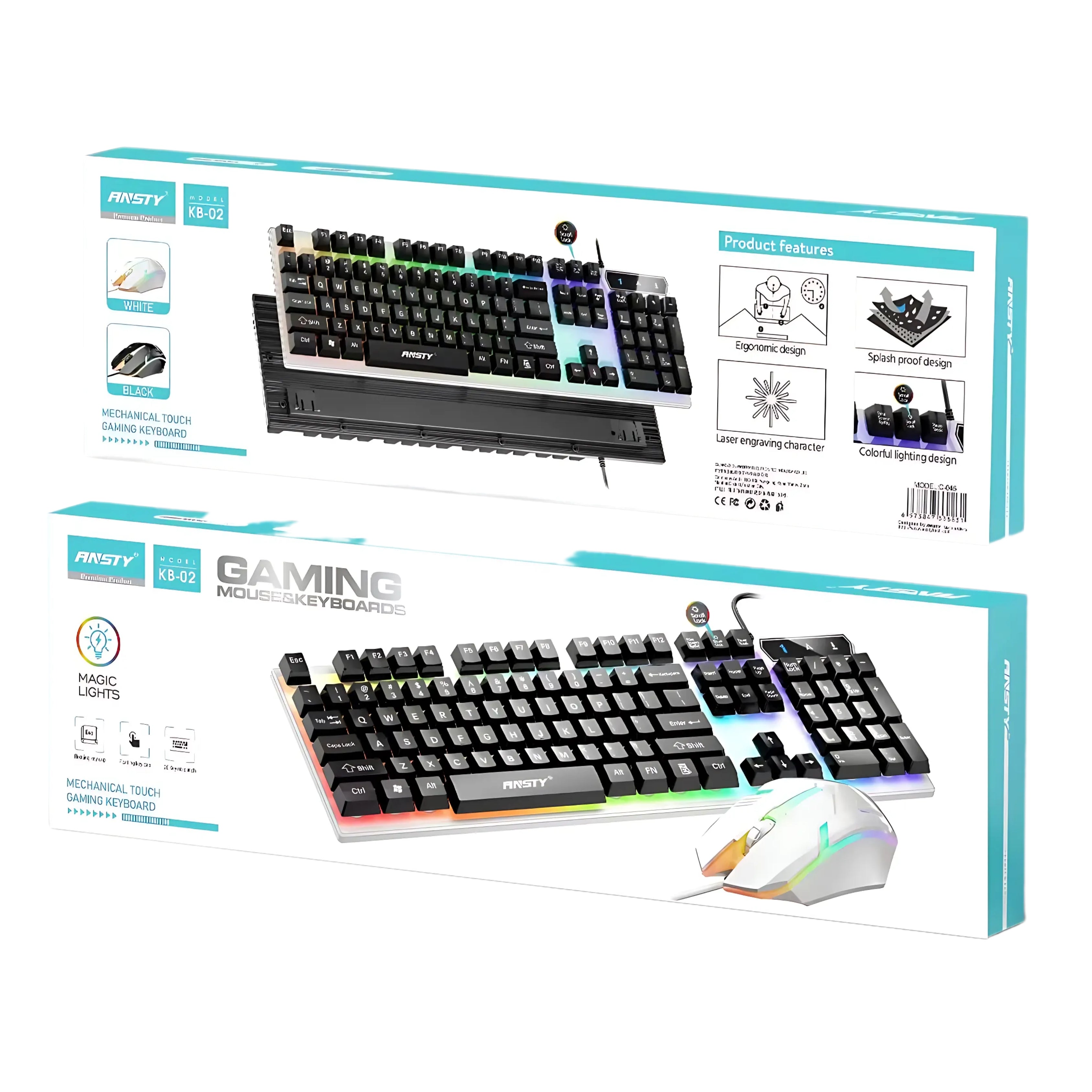 Gaming Keyboard & Mouse Combo Set KB-002