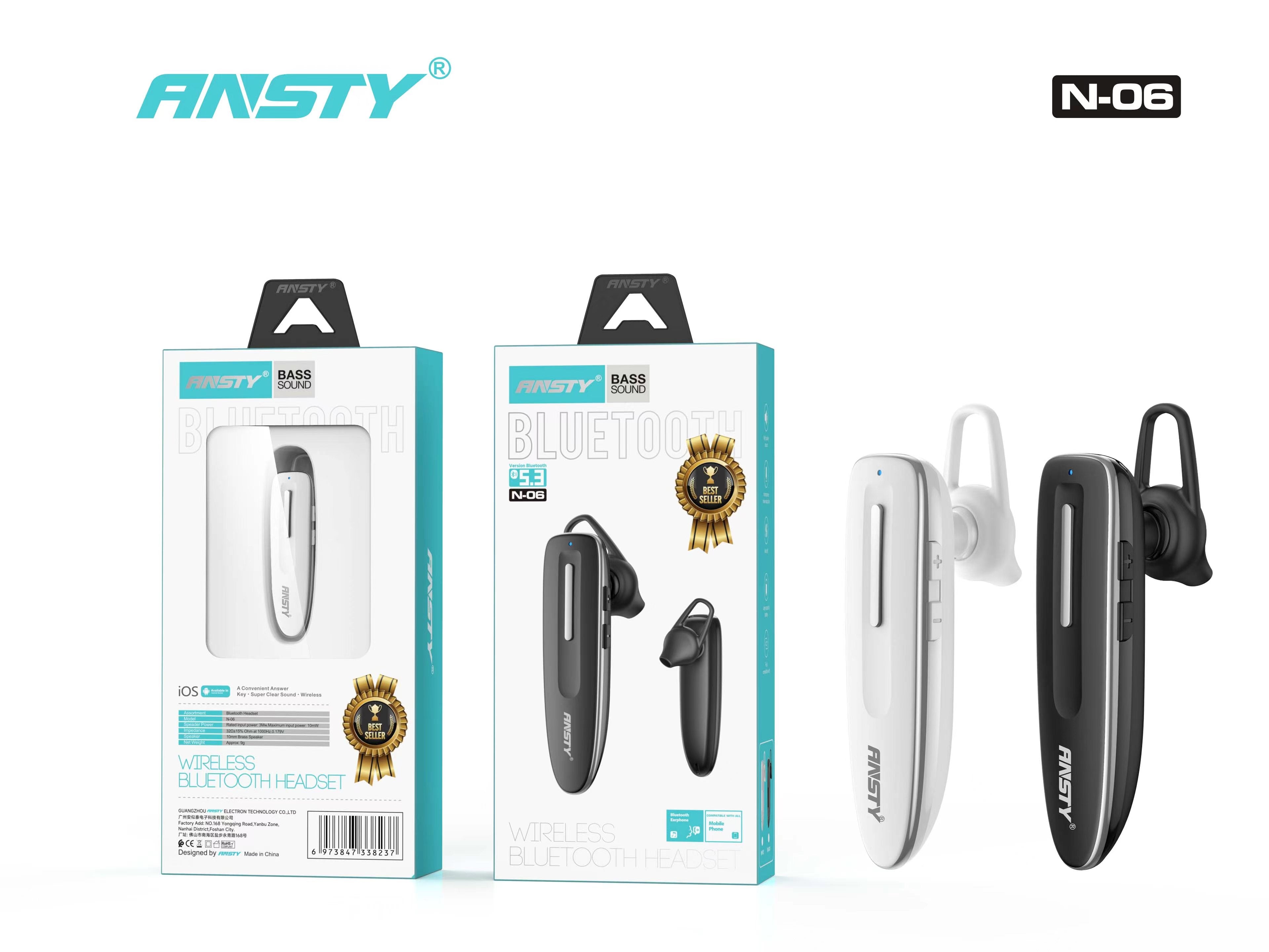 WIRELESS BLUETOOTH HEADSET N-06