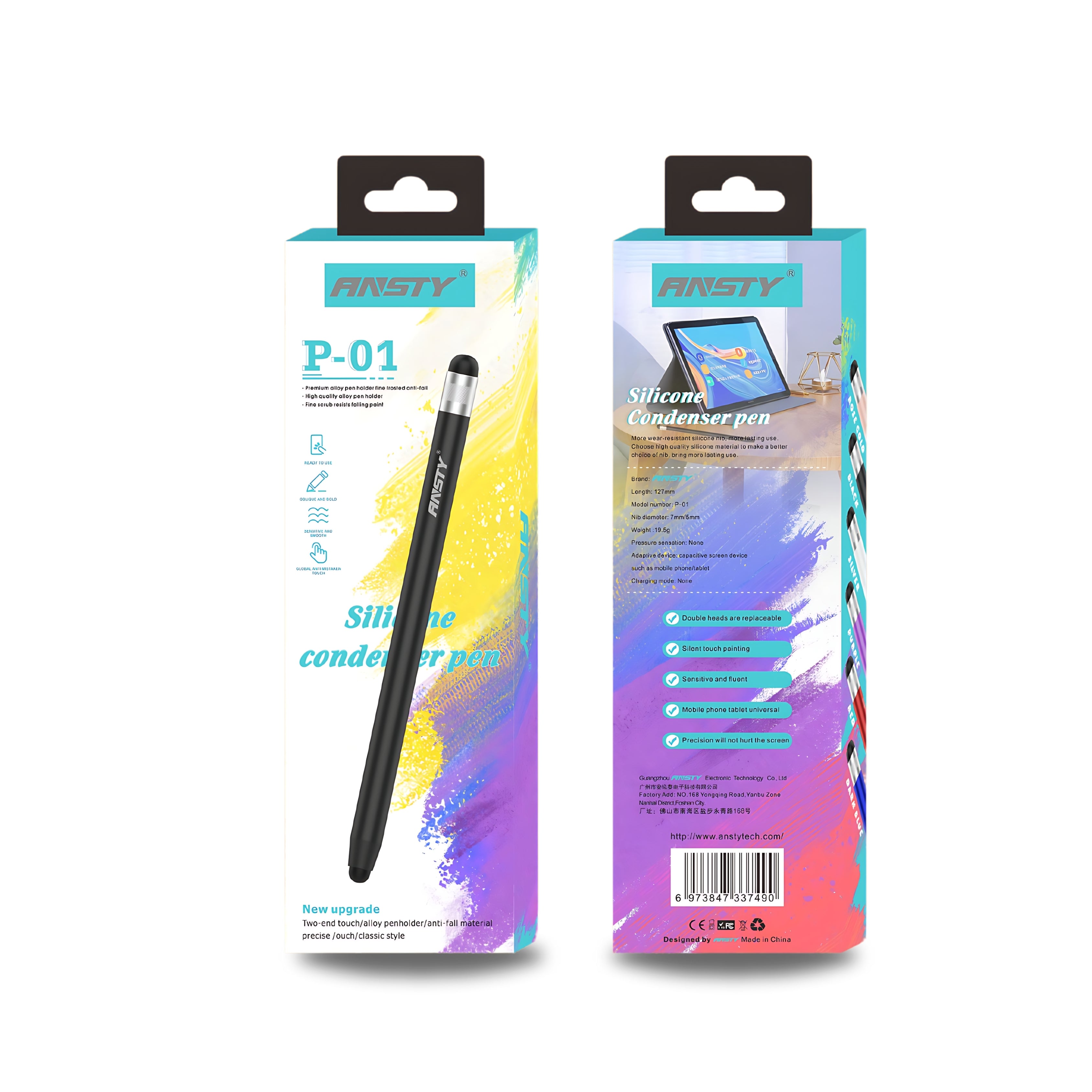 Silicone Condenser Stylus Pen P-01