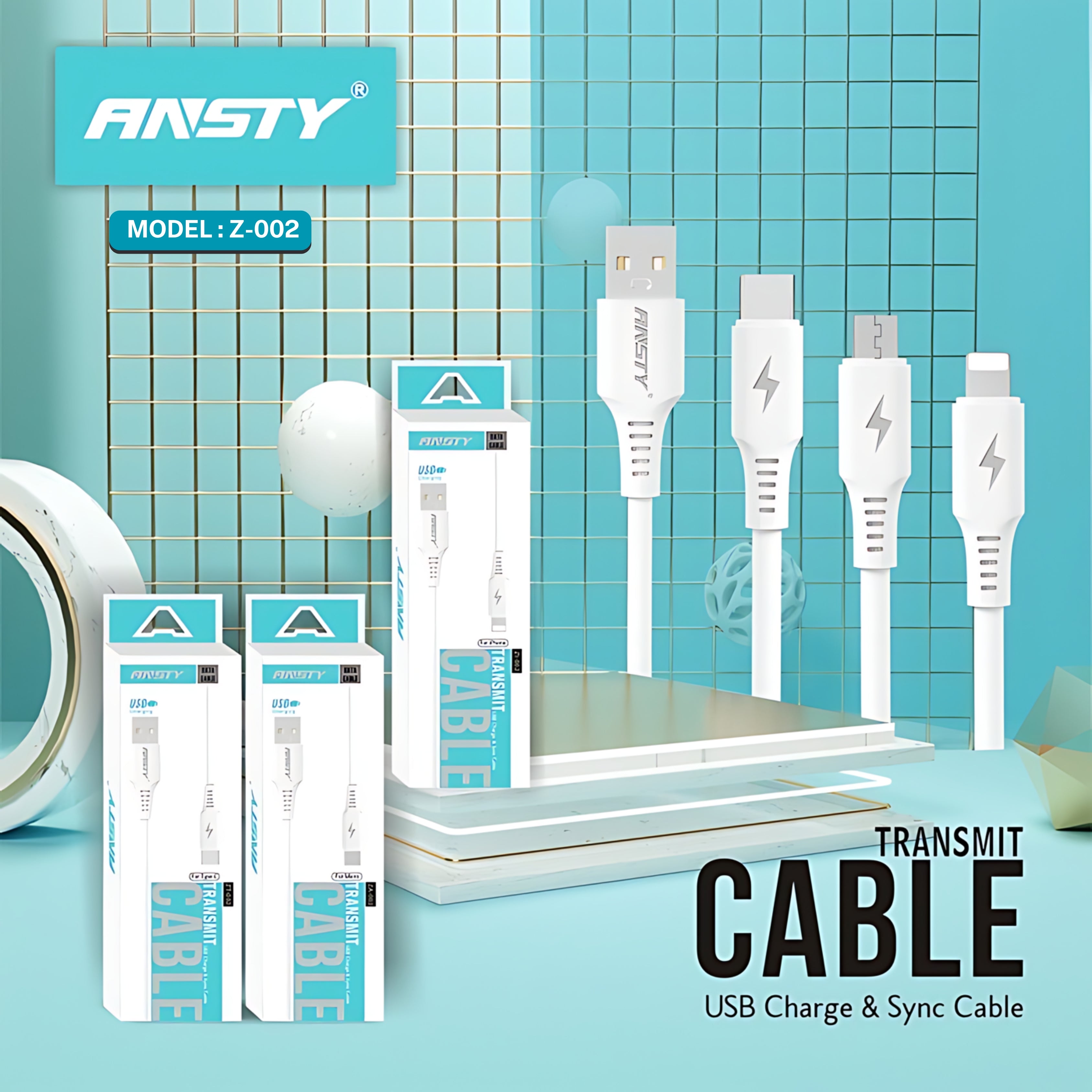 Micro USB Fast Charging & Sync Cable ZA-002