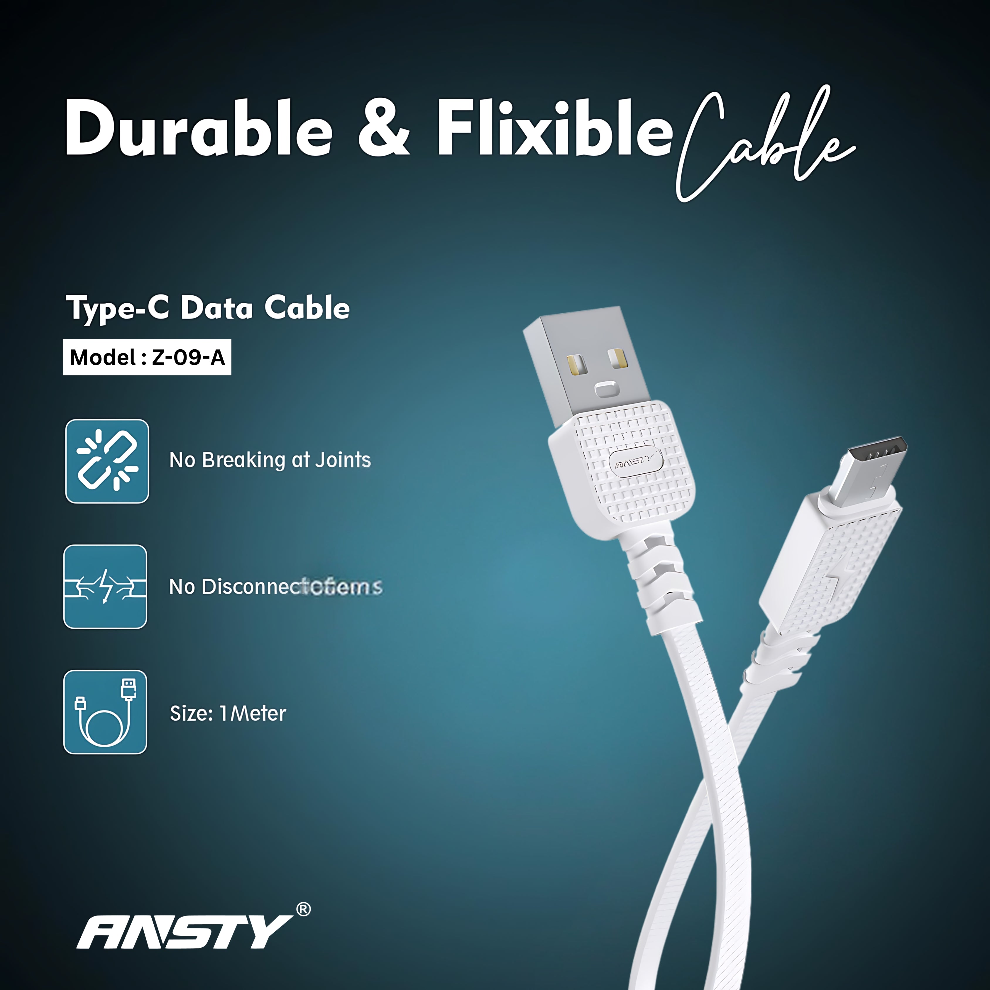 3.1A Fast Charging Micro USB Data Cable Z-09-A