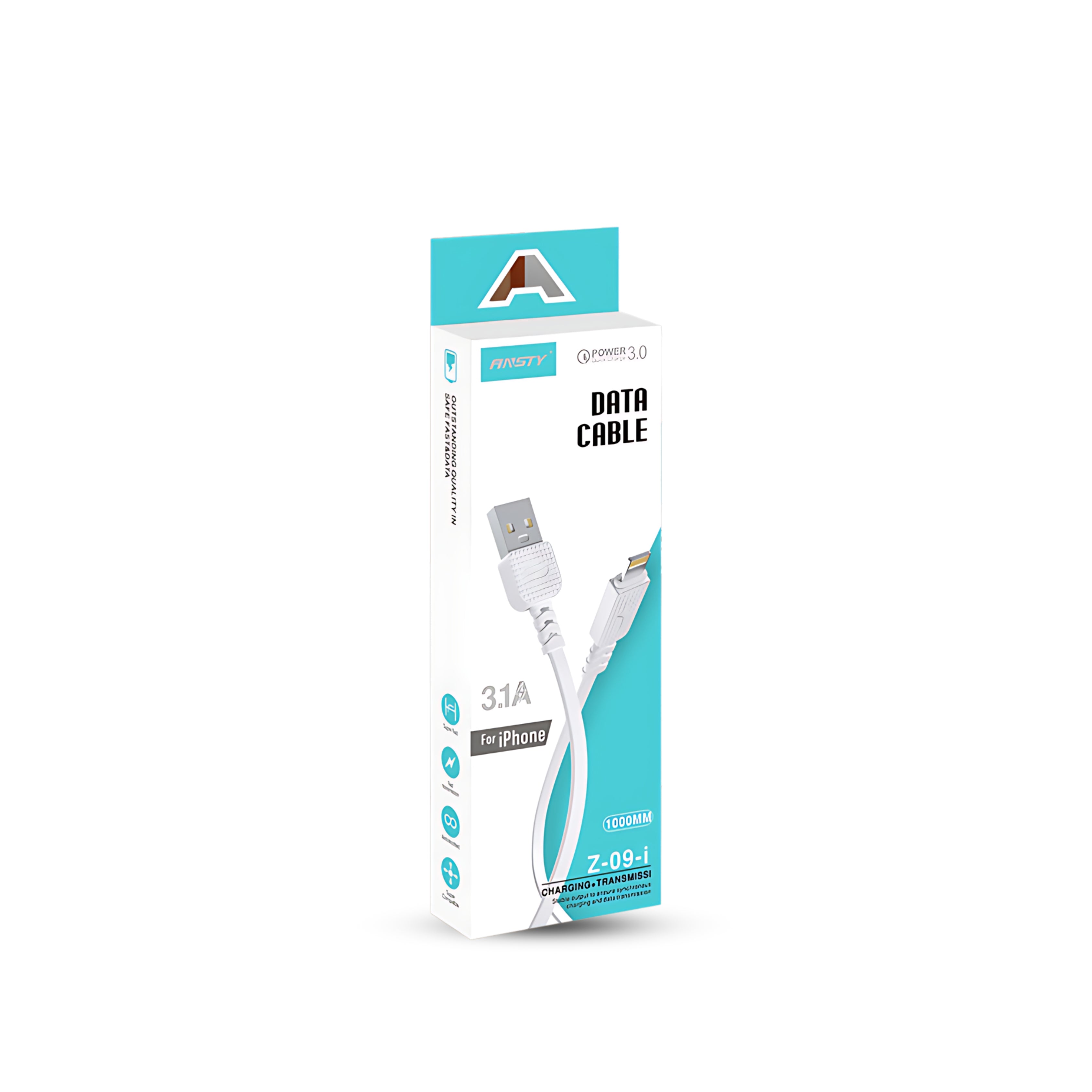 3.1A Fast Charging Lightning Data Cable Z-09-I