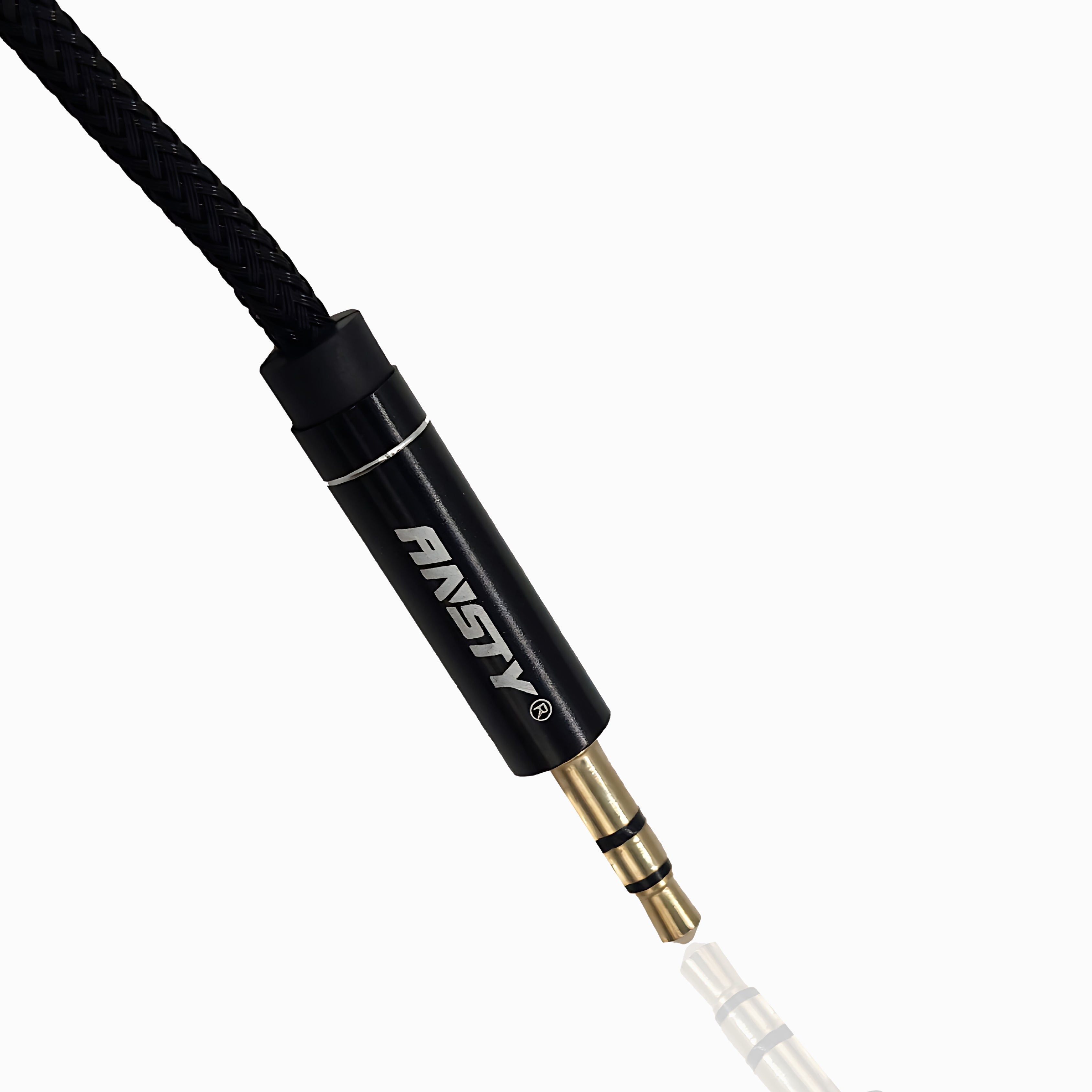 AUX CABLE AU-003 | 1-Meter Metal Shell TPE Wire Audio Cable