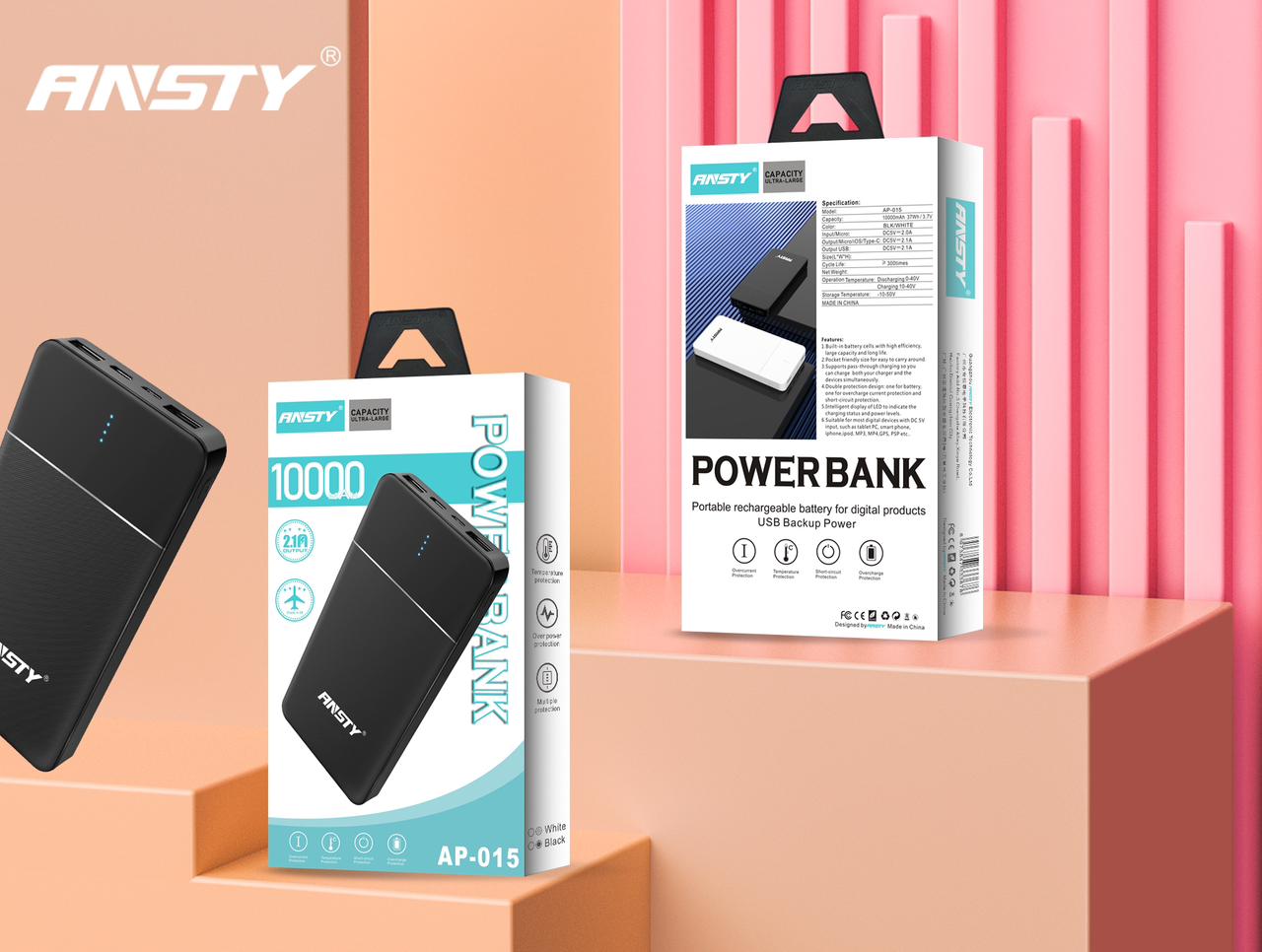 POWER BANK AP-015 (10000mAh)
