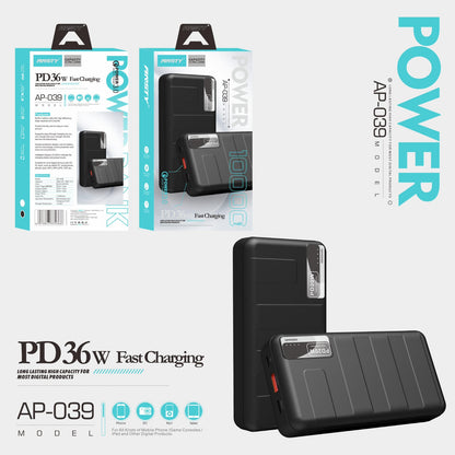 POWER BANK AP-039 PD 36W (10000mAh)