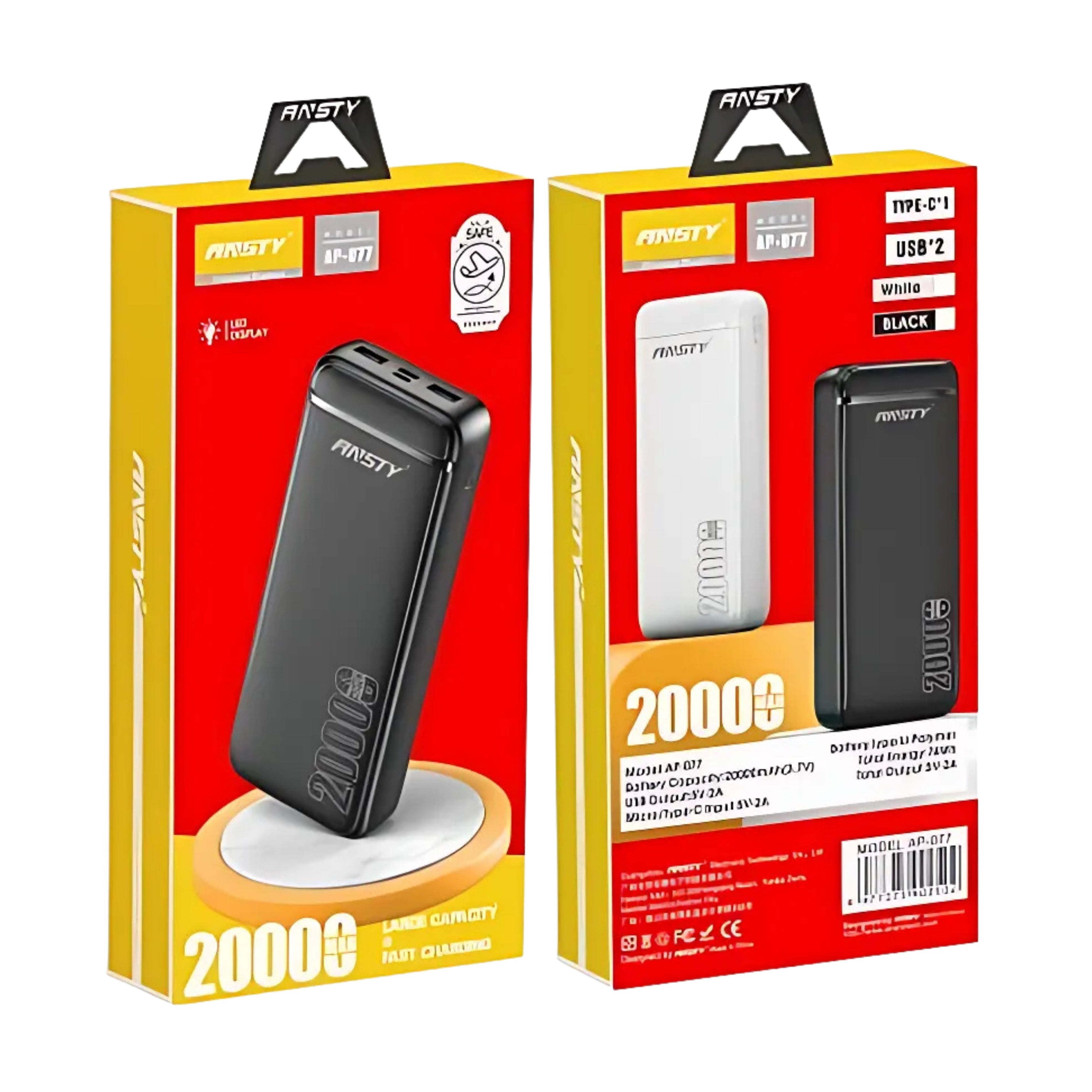 POWER BANK AP-077 (20000mAh)