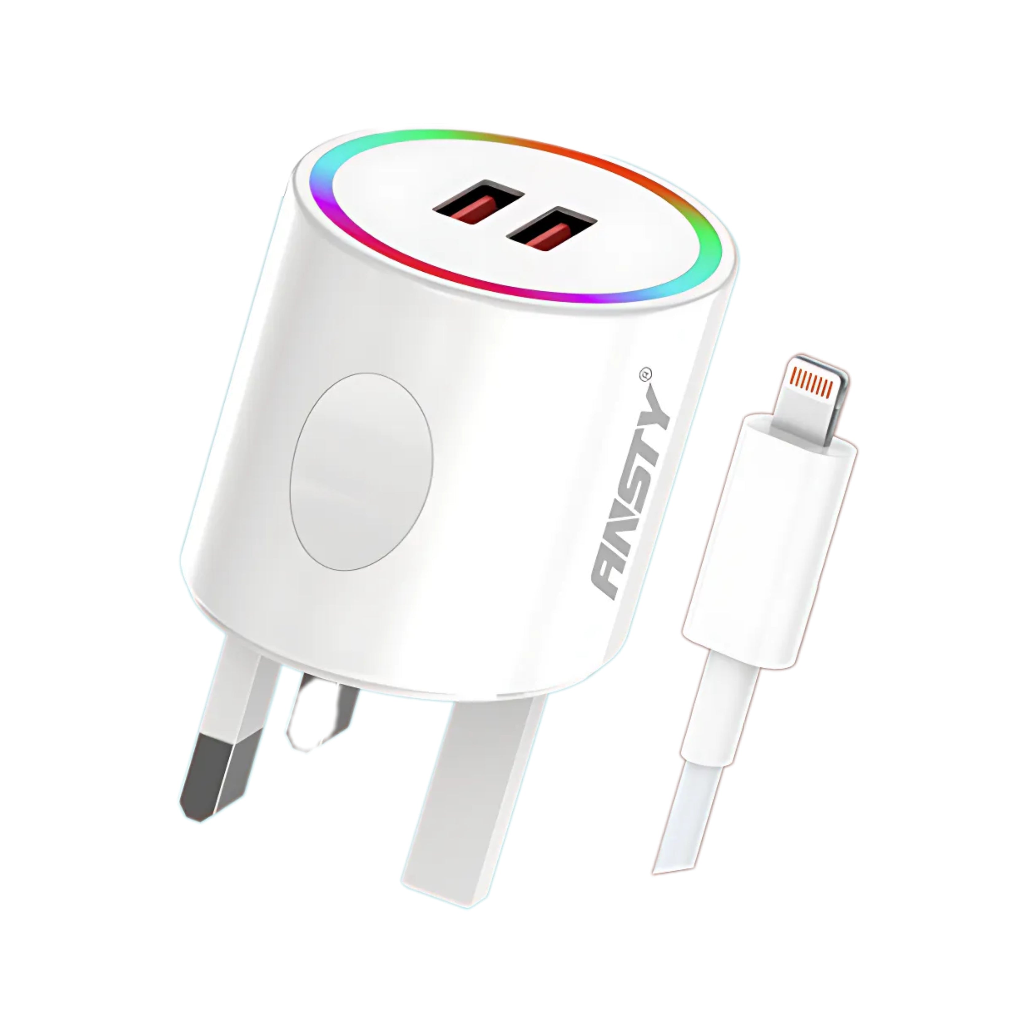 2USB LED Lightning Fast Charger AT-003-I