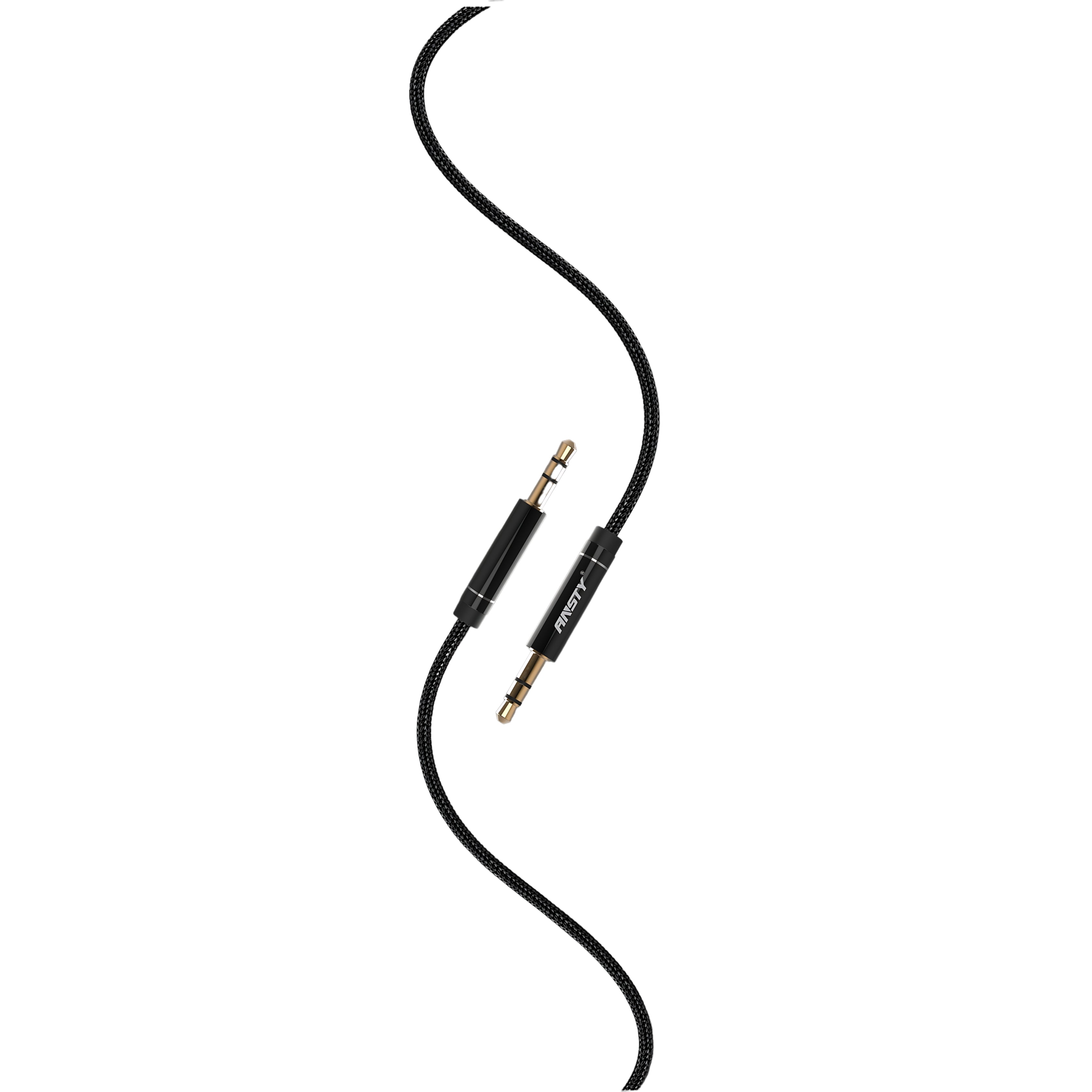 AUX CABLE AU-003 | 1-Meter Metal Shell TPE Wire Audio Cable