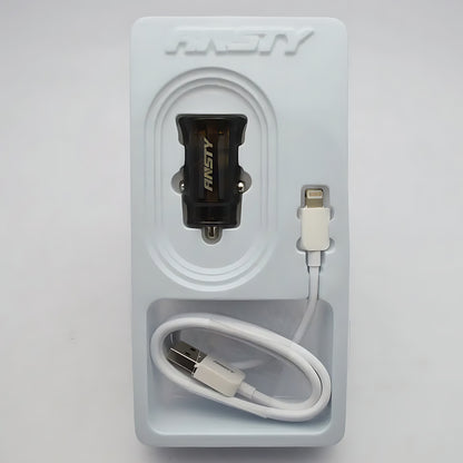 CAR-013-18W Fast Car Charger with Lightning Cable