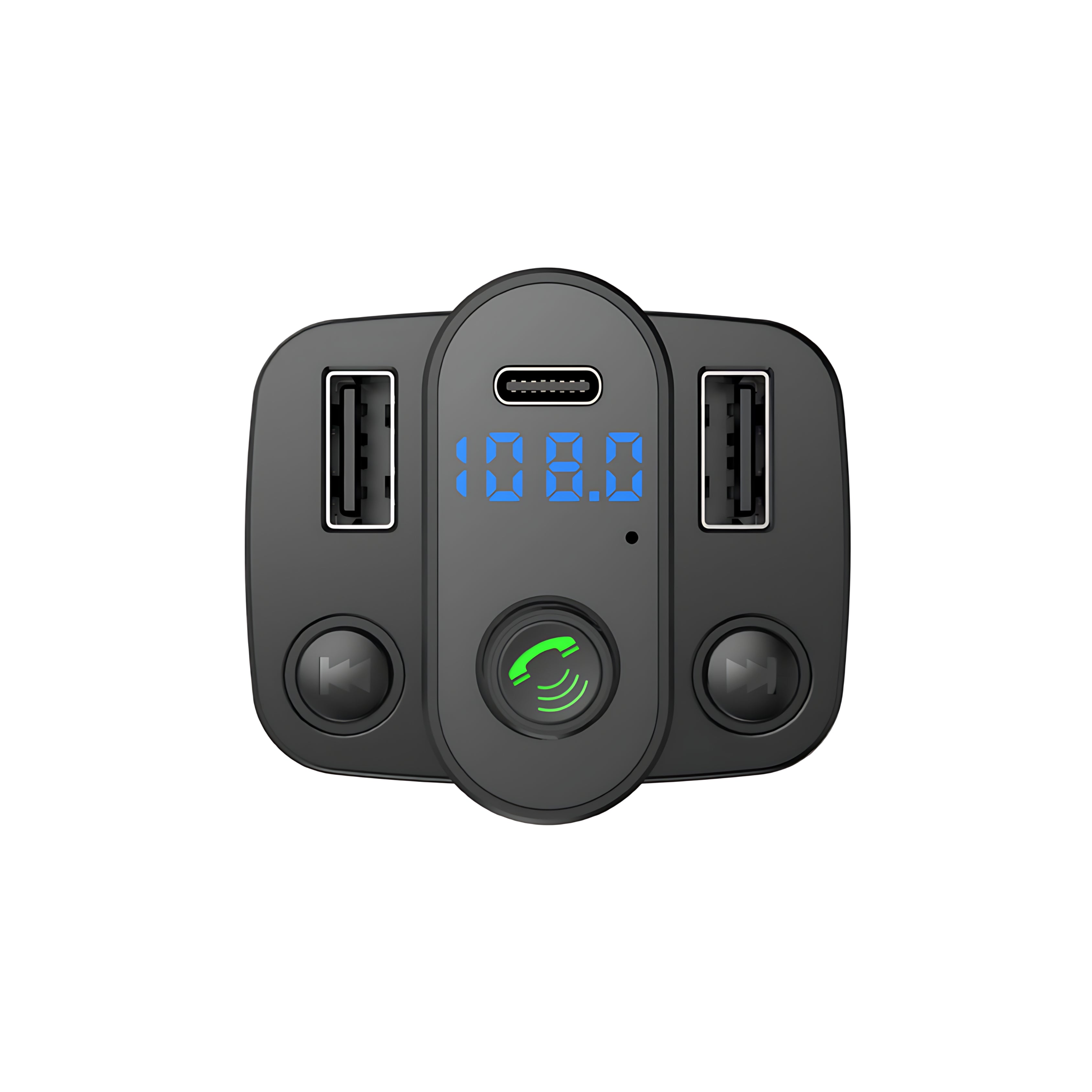 CAR-017-1 FM + Charger PD+QC Car Charger