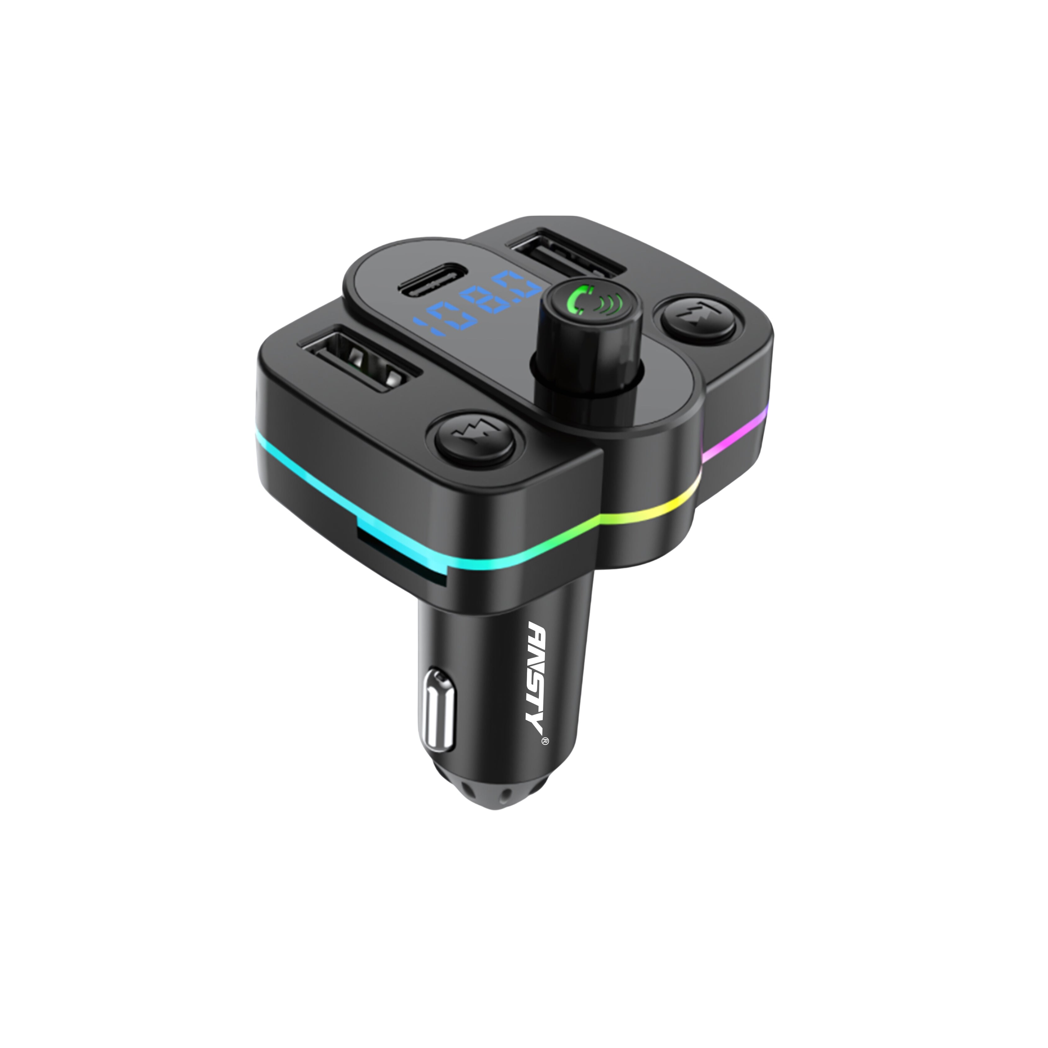 CAR-017-1 FM + Charger PD+QC Car Charger
