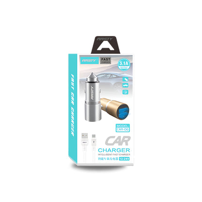 CAR-06-I Dual USB Car Charger Lightning