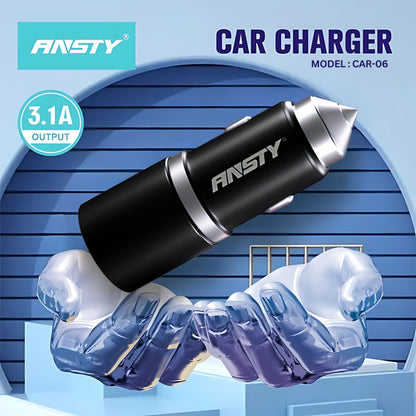 CAR-06-I Dual USB Car Charger Lightning