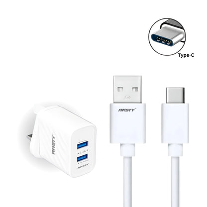 3.4A Travel Home Charging  Type-C Adapter CK-018-T