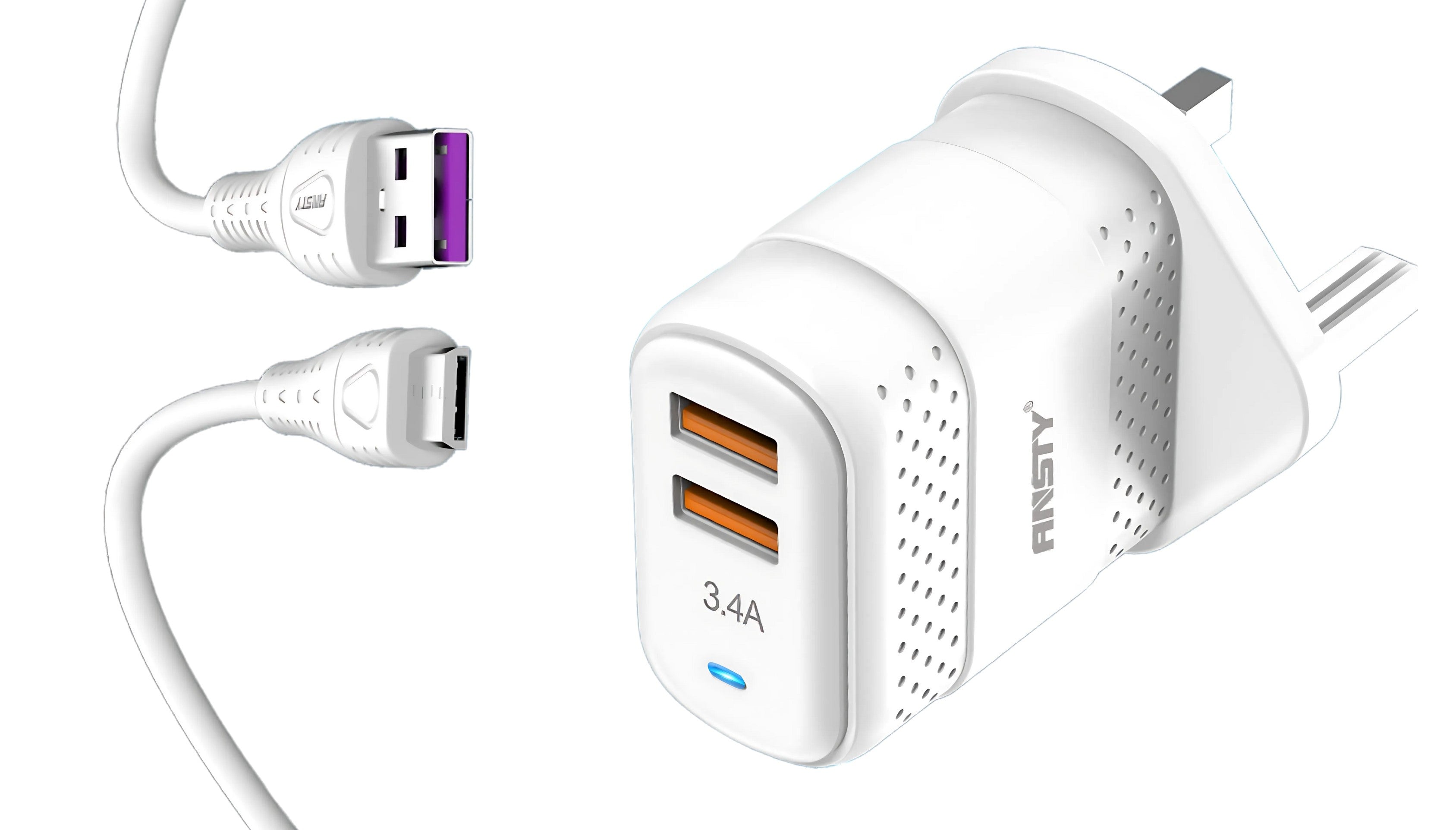 2USB Ports Charging Adapter CK-026-A