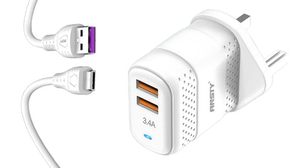 2USB Ports Charging Adapter CK-026-T