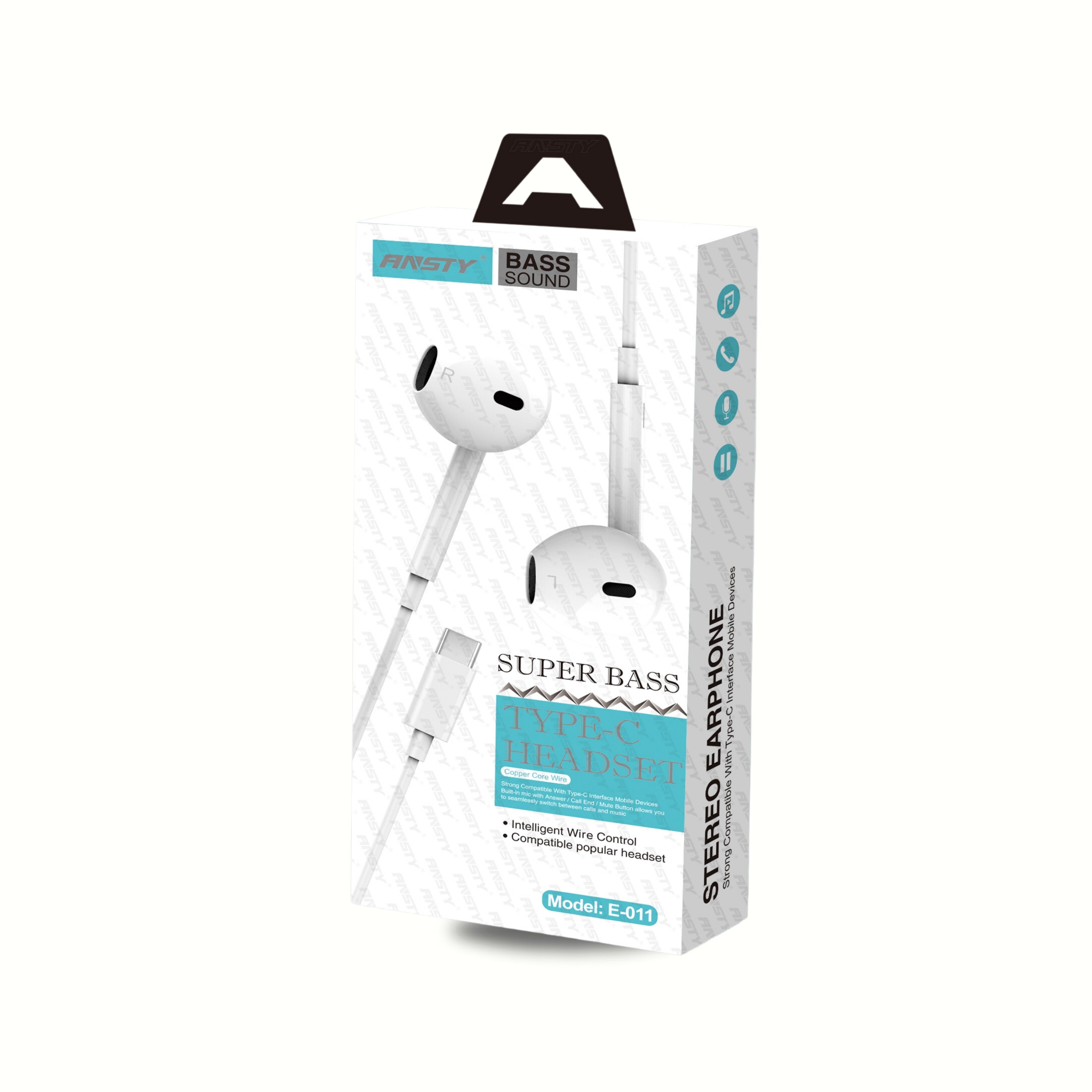 E-011 Super Bass Type-C Handsfree