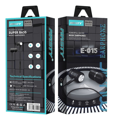 E-015 Extra Bass Music Earphones