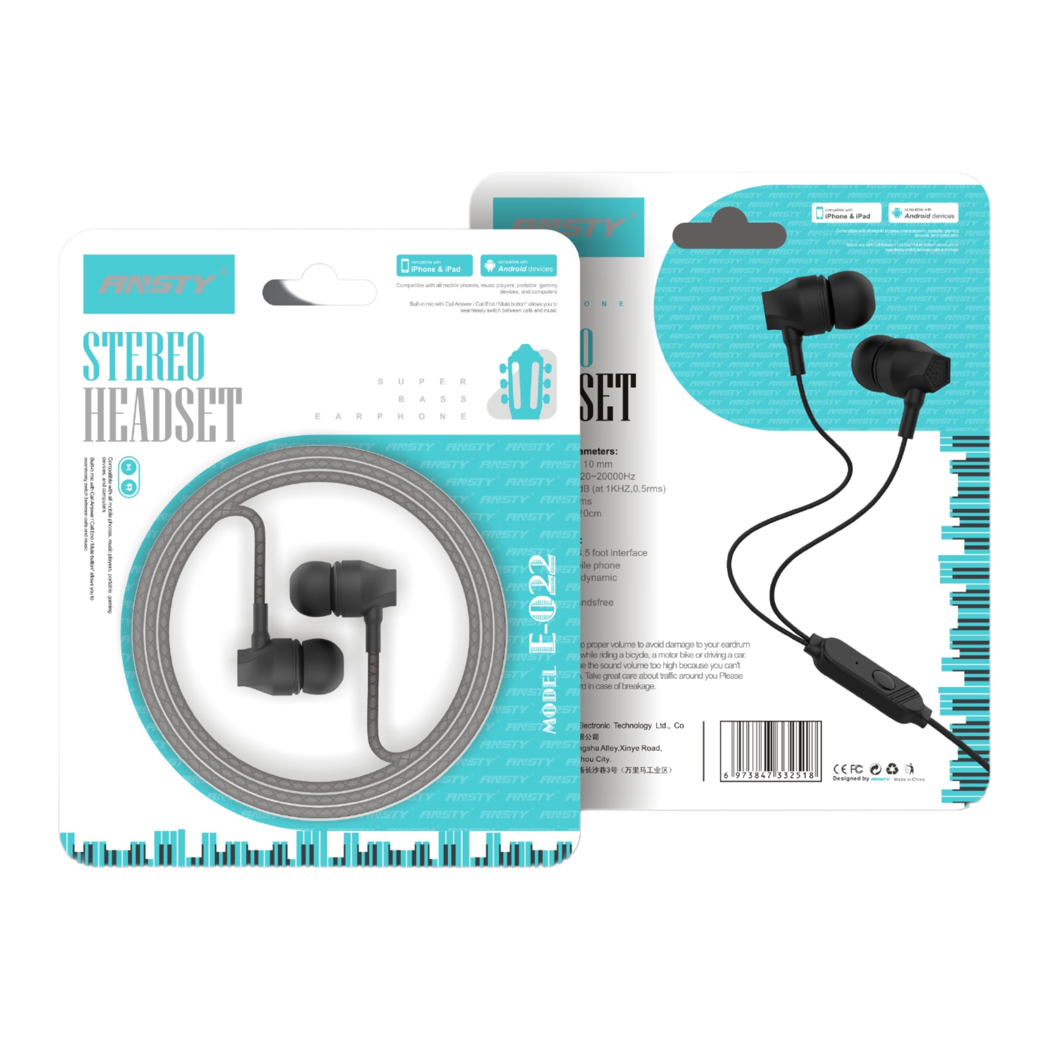 E-021 Stereo Headset
