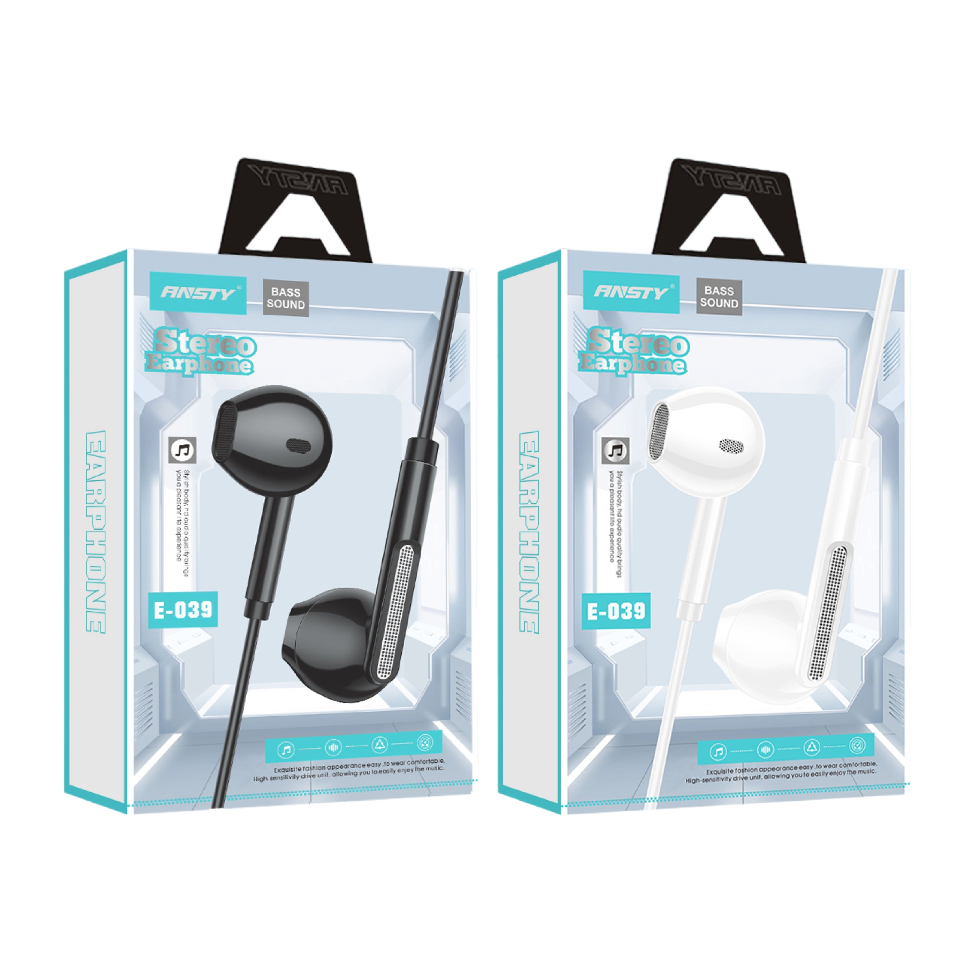 E-039 Wired Stereo Type Earphones