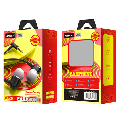 E-058 Music Wired Earphones - 3.5mm