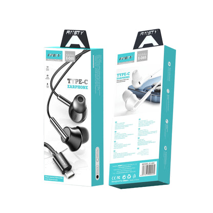 E-065 Type-C Extra Bass Music Earphones
