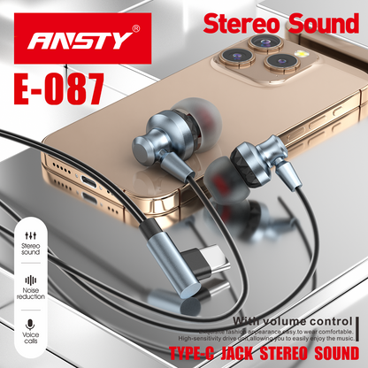 E-087 TYPE-C EARPHONES
