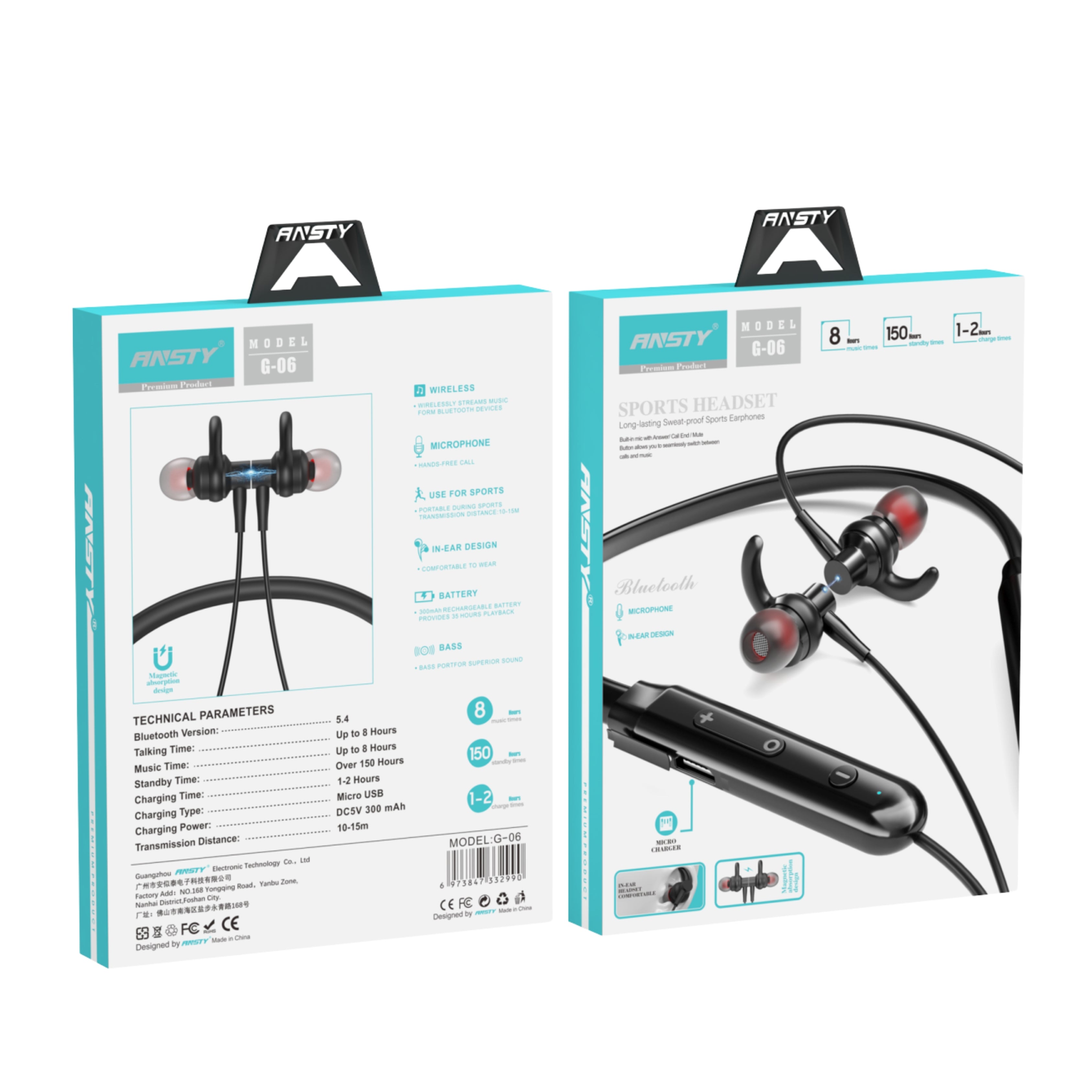 Magnet Wireless Neckband G-06