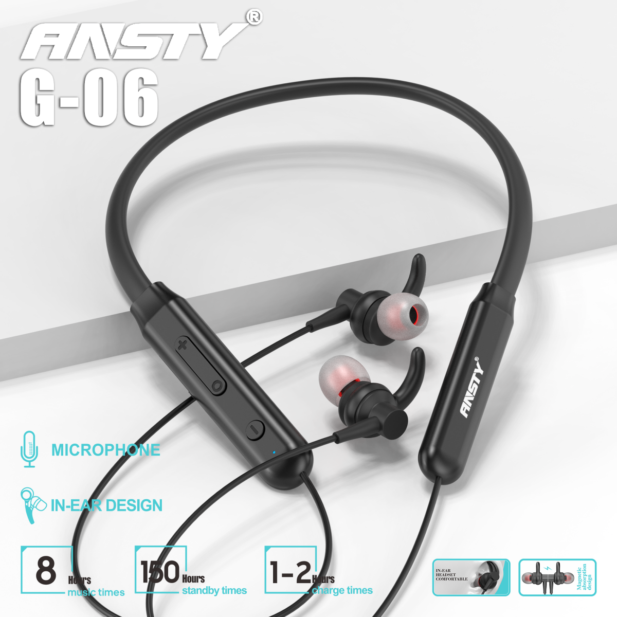 Magnet Wireless Neckband G-06
