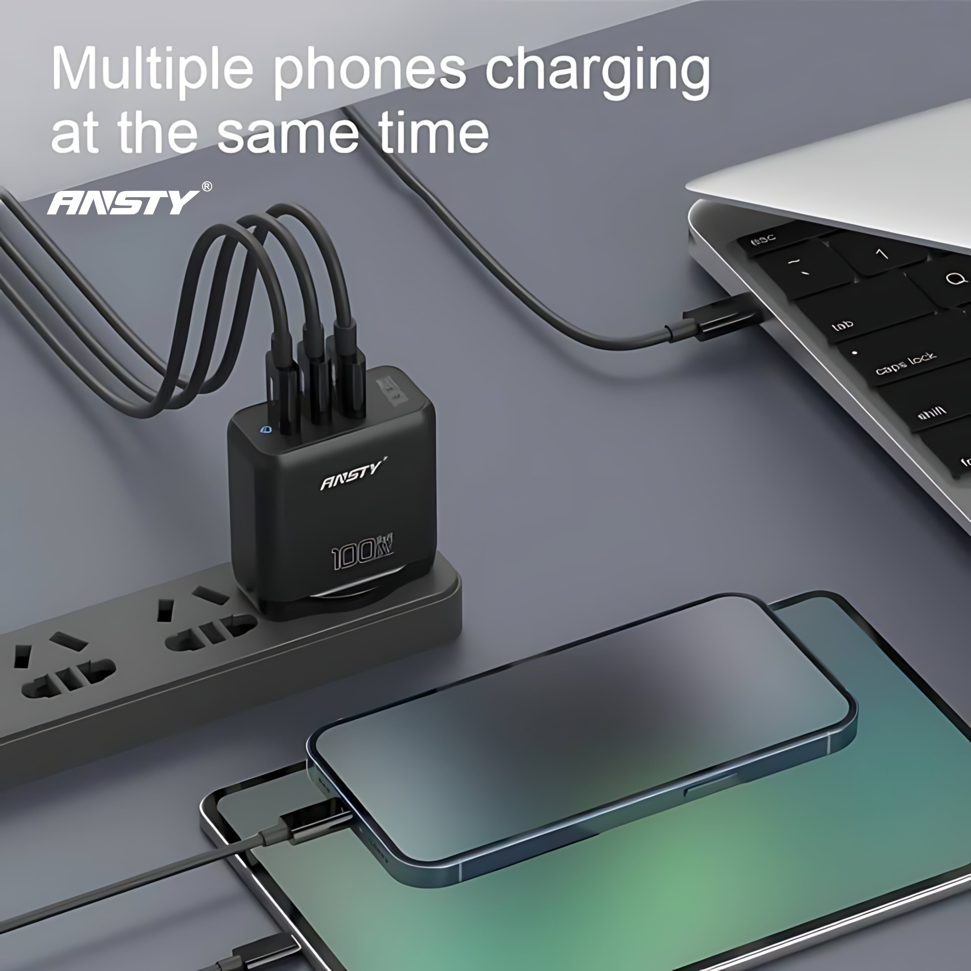 GNK-02-PT 100W GaN Fast Charger