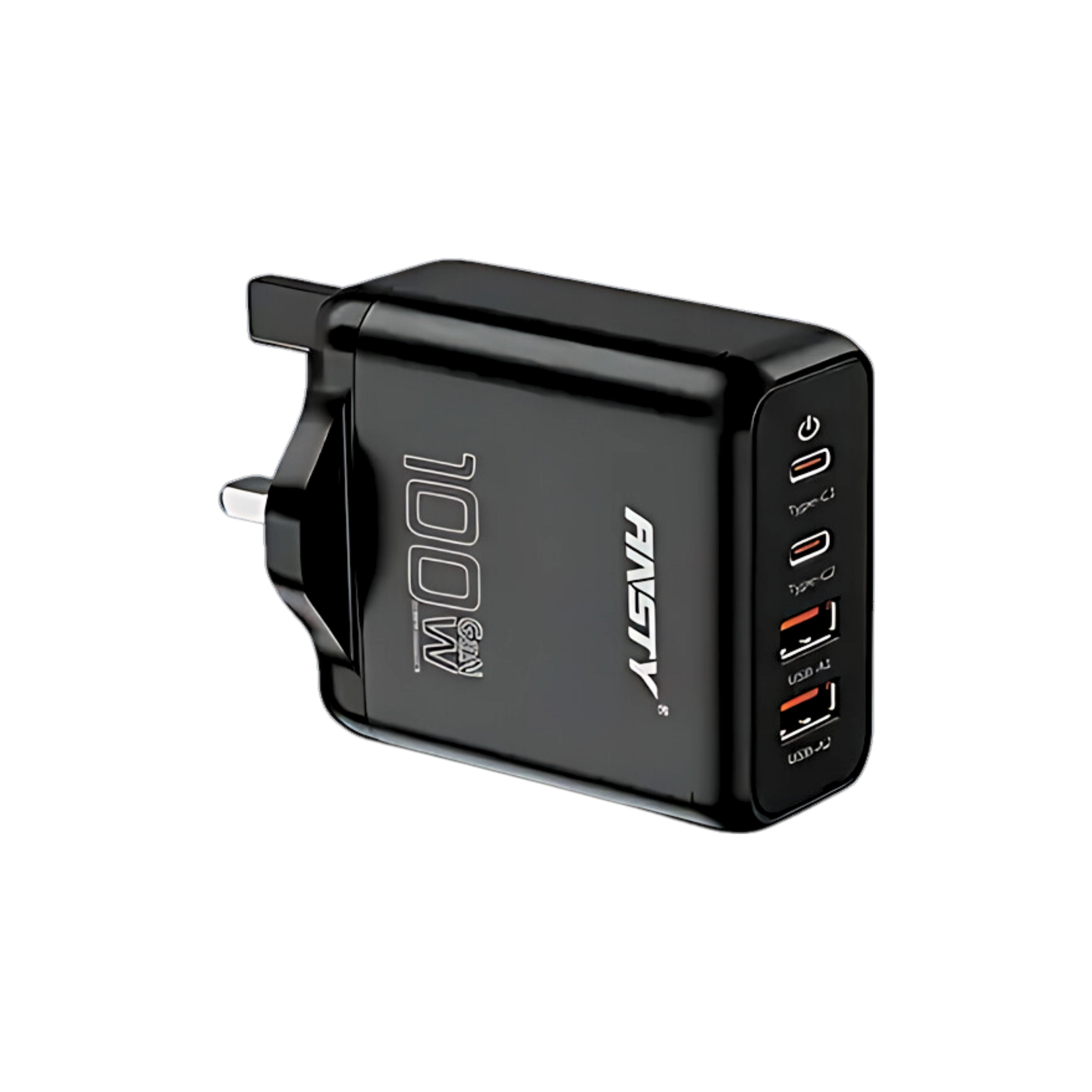 GNK-03-PT 100W GaN Fast Charger – 2 USB-C + 2 USB-A | CN Plug