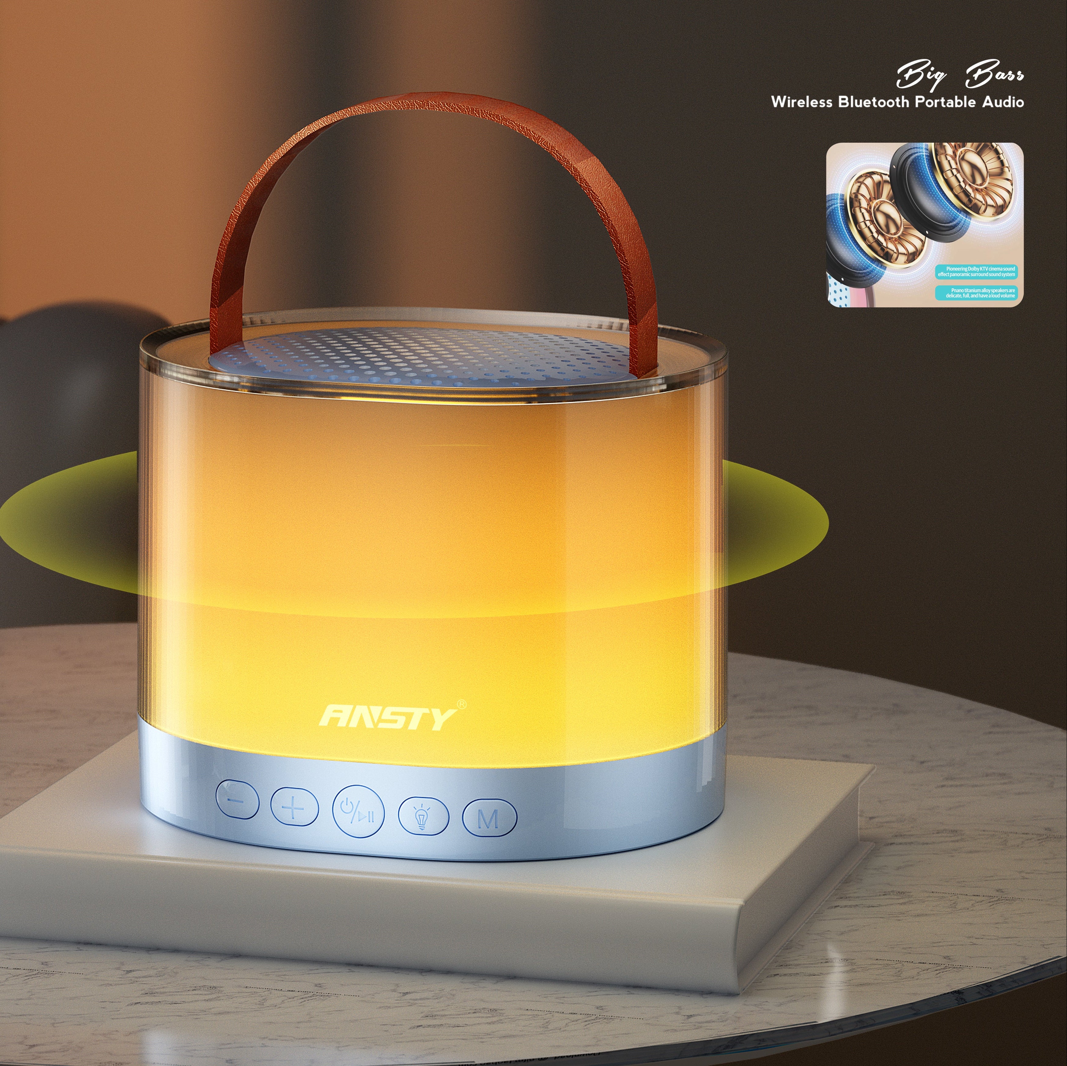 Wireless Bluetooth RGB Speaker HF-011