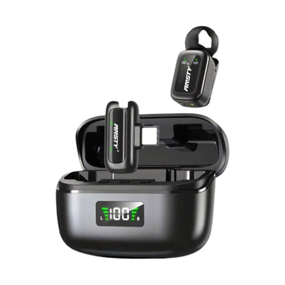 Wireless Mini Digital Dual Microphone MC-02 (USB-C to IP Adapter)