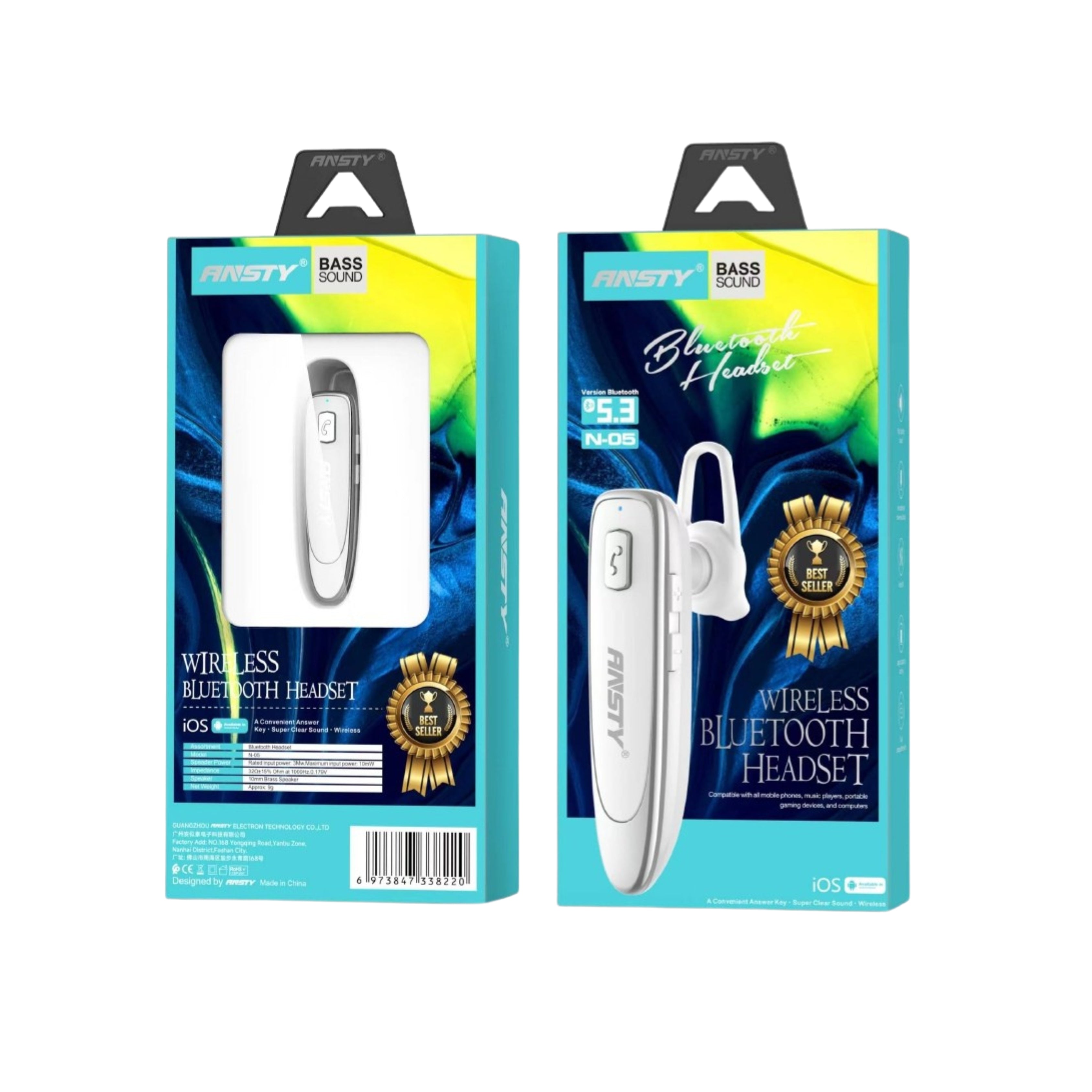 WIRELESS BLUETOOTH HEADSET N-05