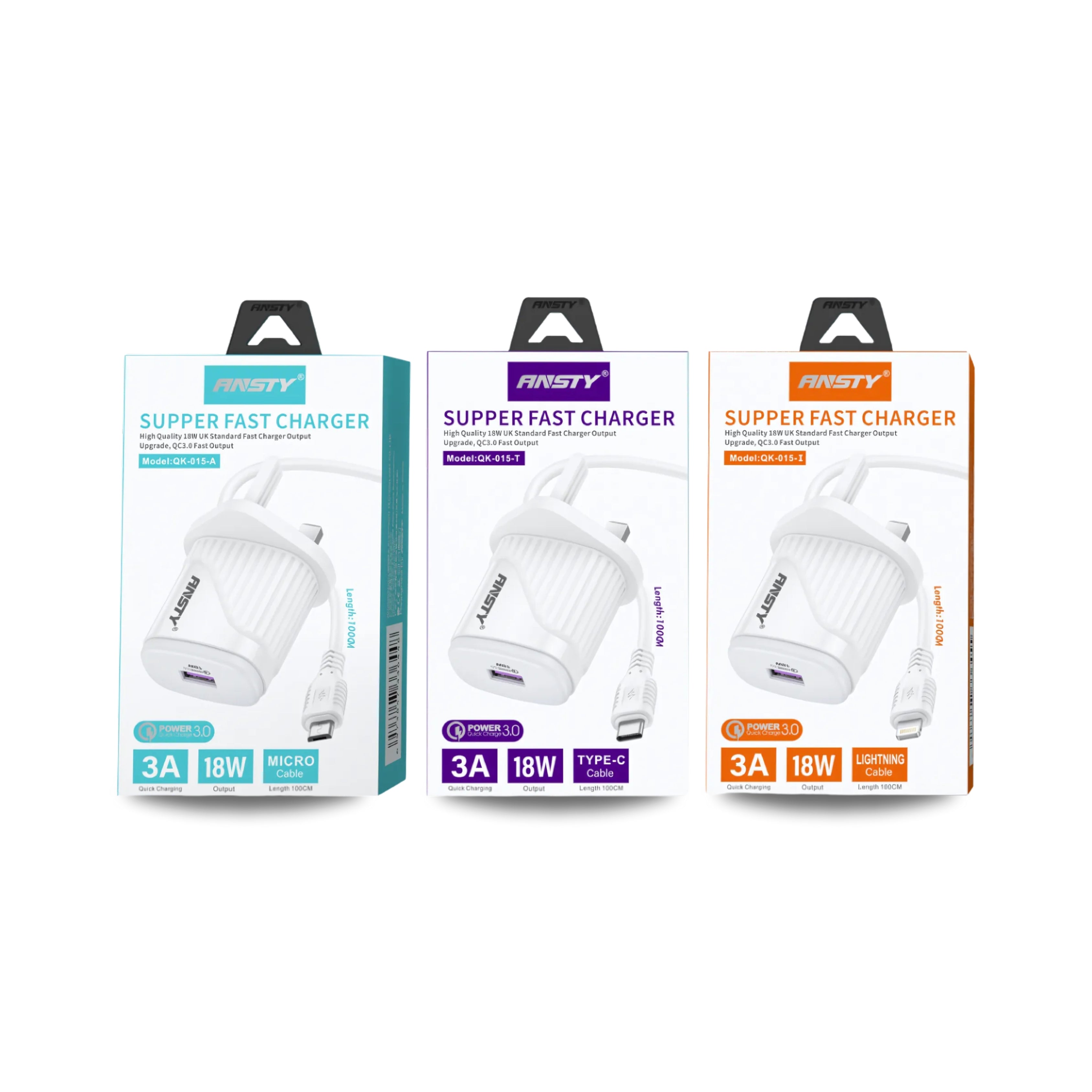 18W Lightning Super Fast Charger QK-015-I