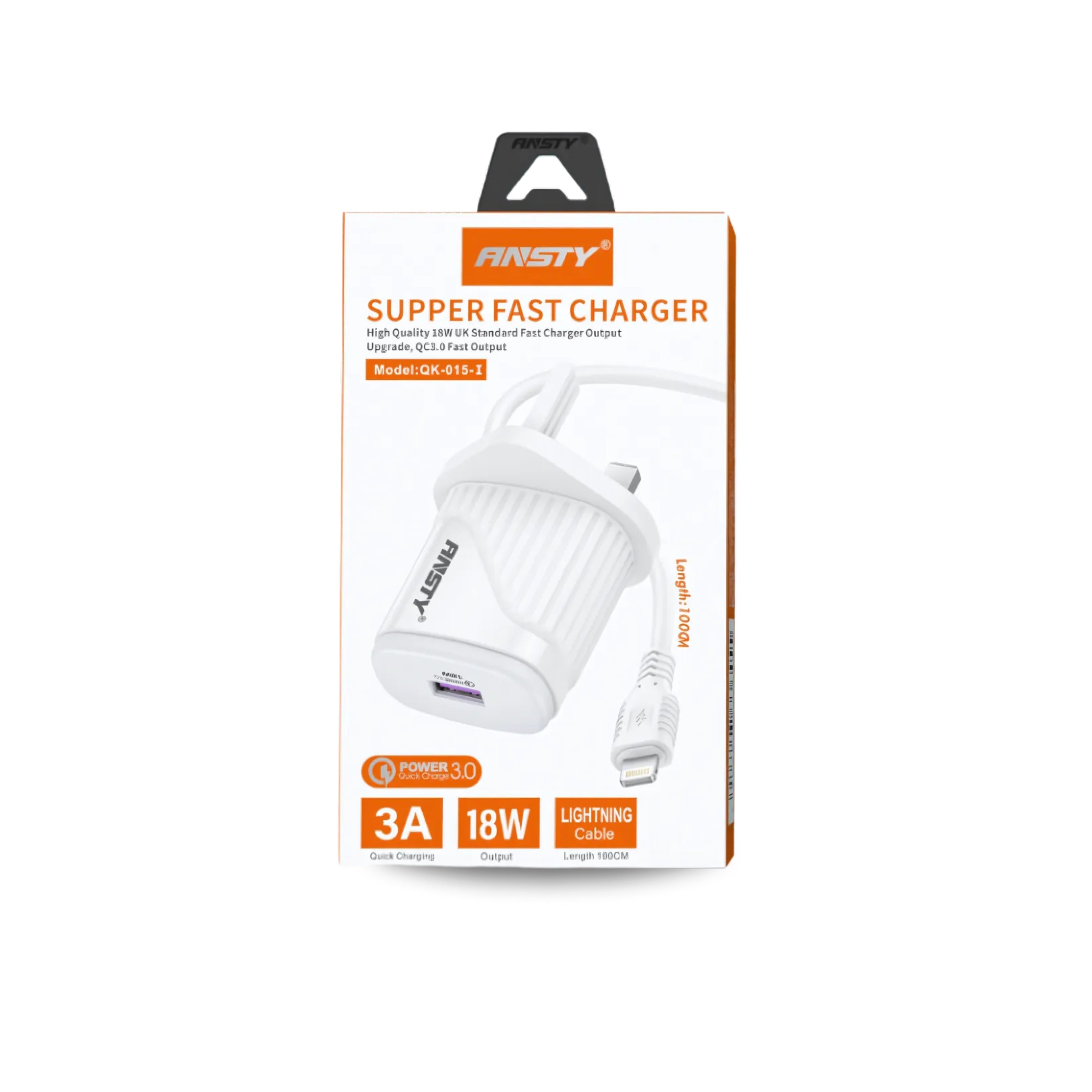 18W Lightning Super Fast Charger QK-015-I