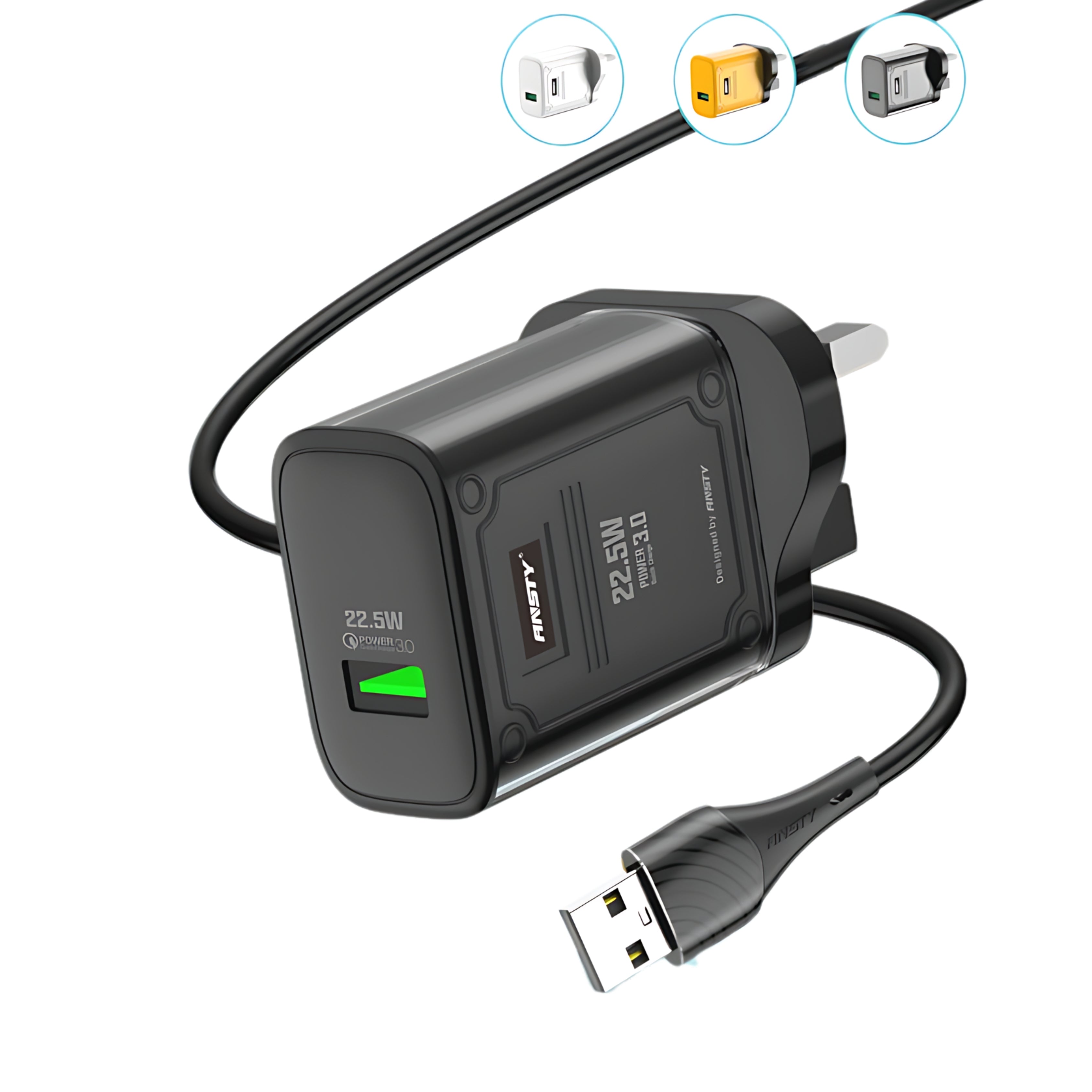 22.5W Fast Charging Travel Adapter QK-023-T