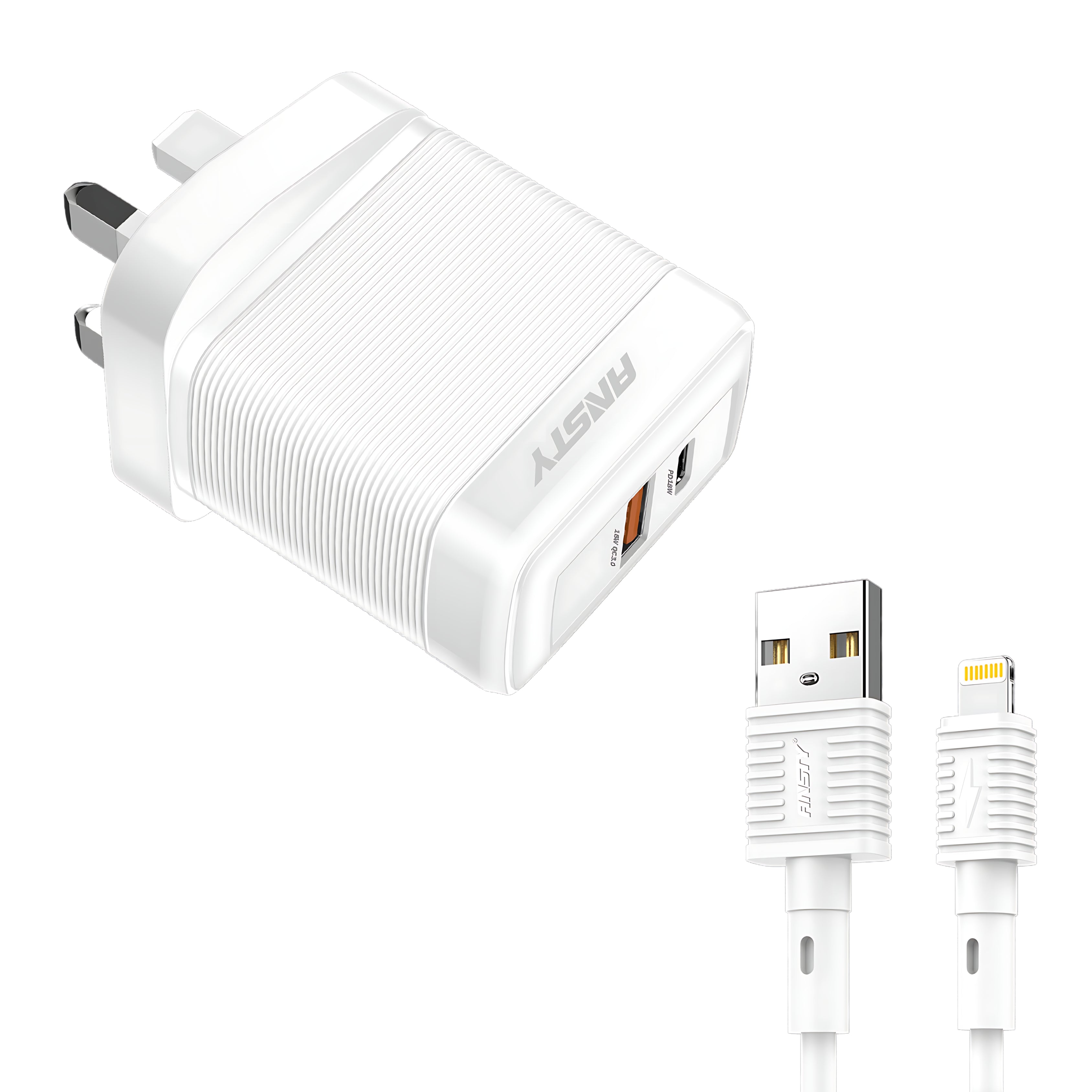 PD 20W Type-C to Lightning Cable & Adapter QK-08-PI