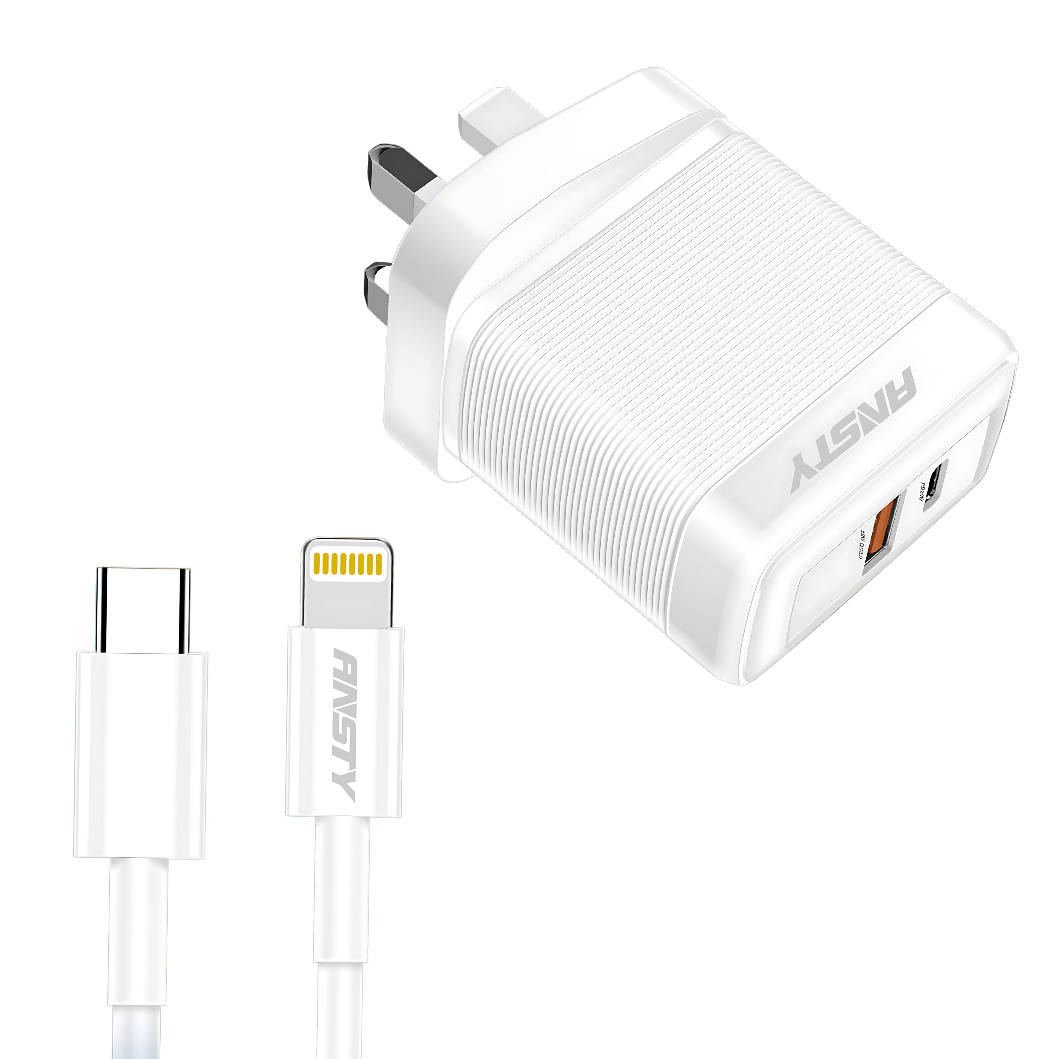 PD 20W Type-C to Lightning Cable & Adapter QK-08-PI